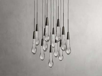 Solitaire Round Chandelier 17" 24" 36“ 58“