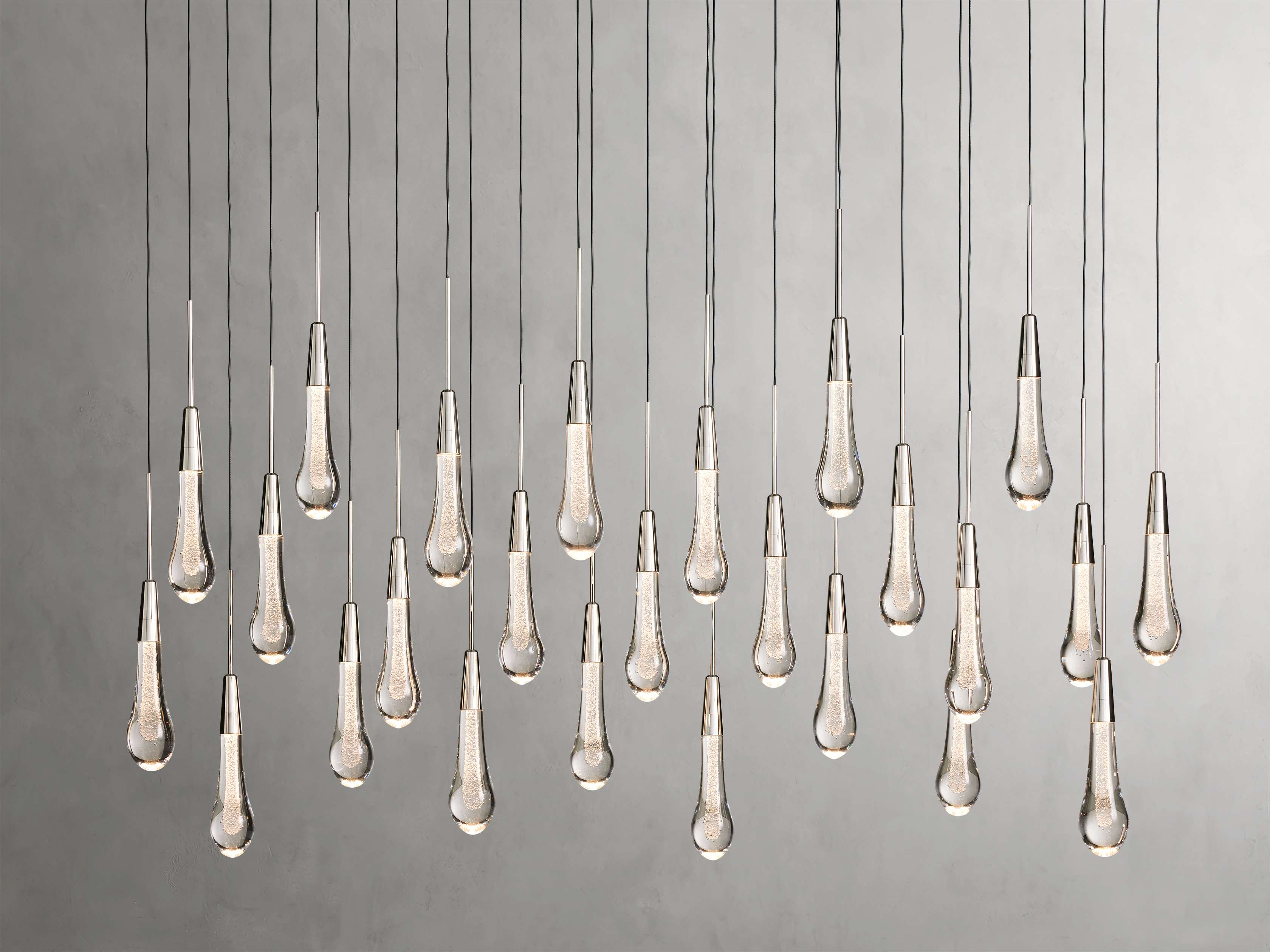 Solitaire Linear Chandelier 37"50"70"87"120"