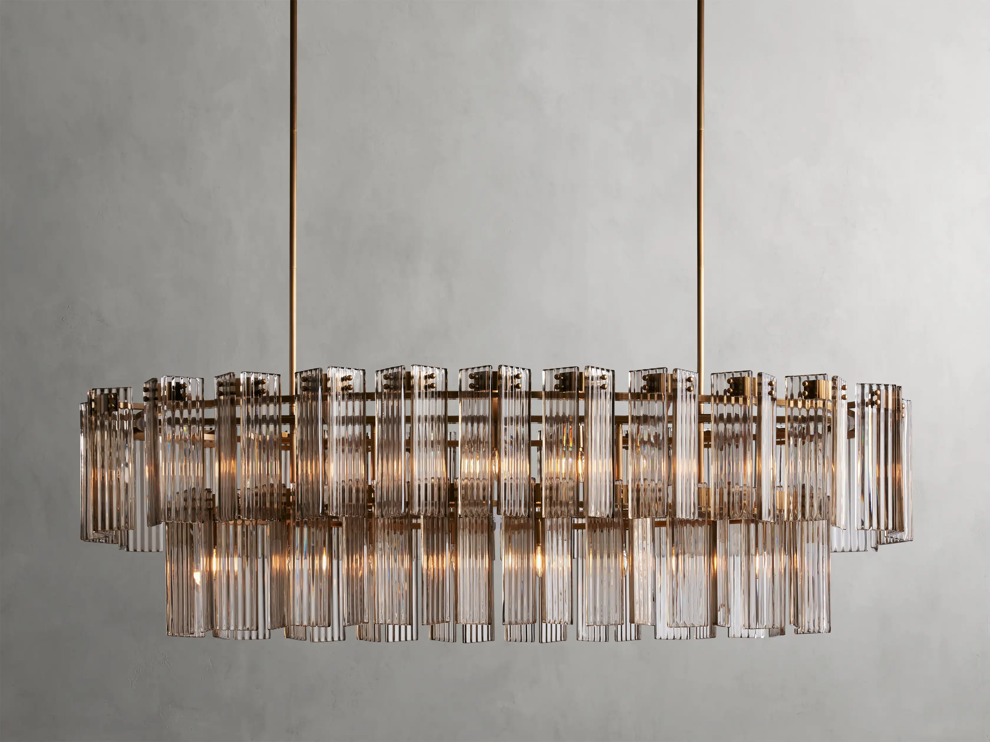 Delsie Oval Tiered Chandelier