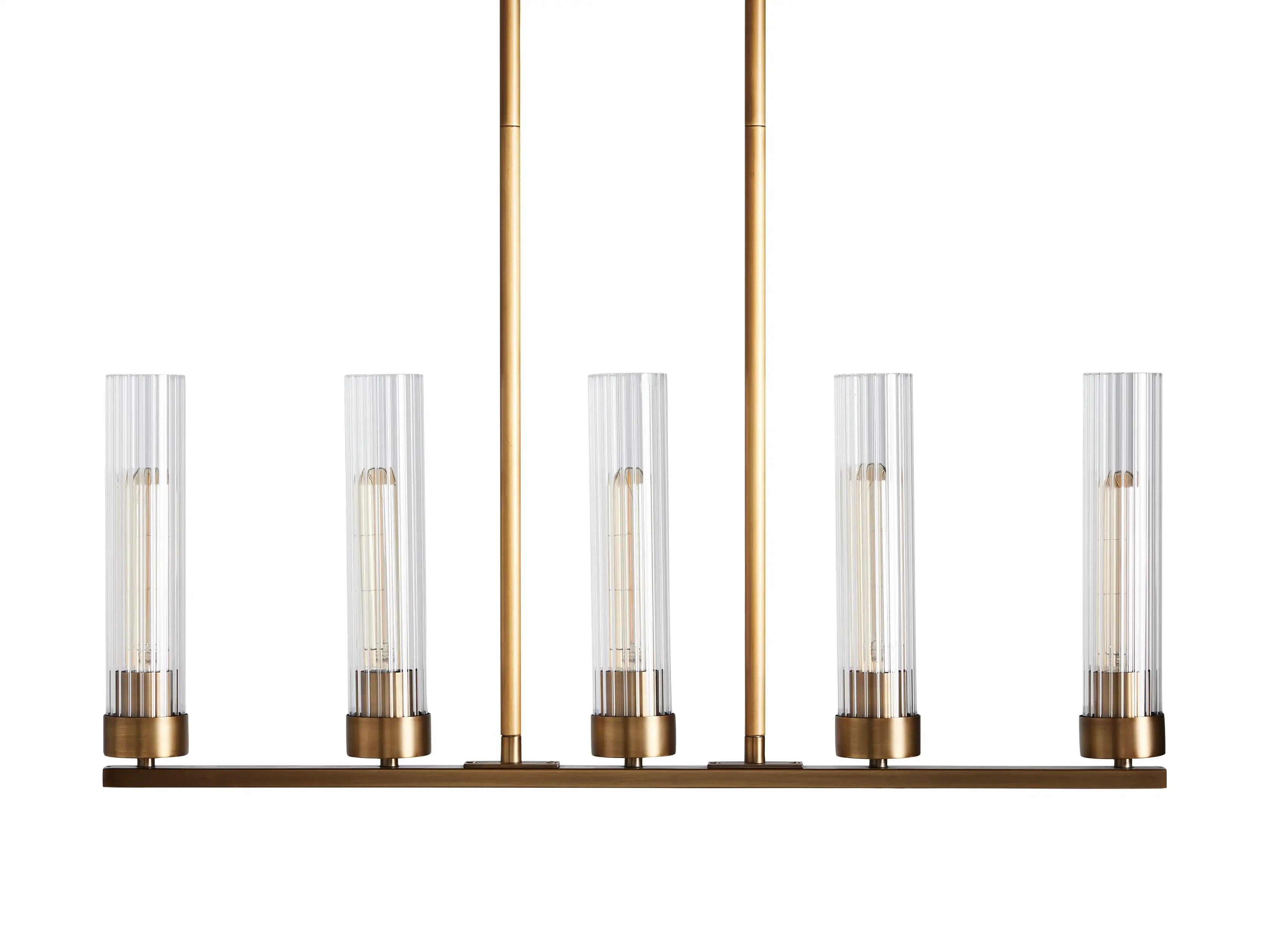 Pastis Linear Chandelier 31"W 46"W 54"W-Vancei