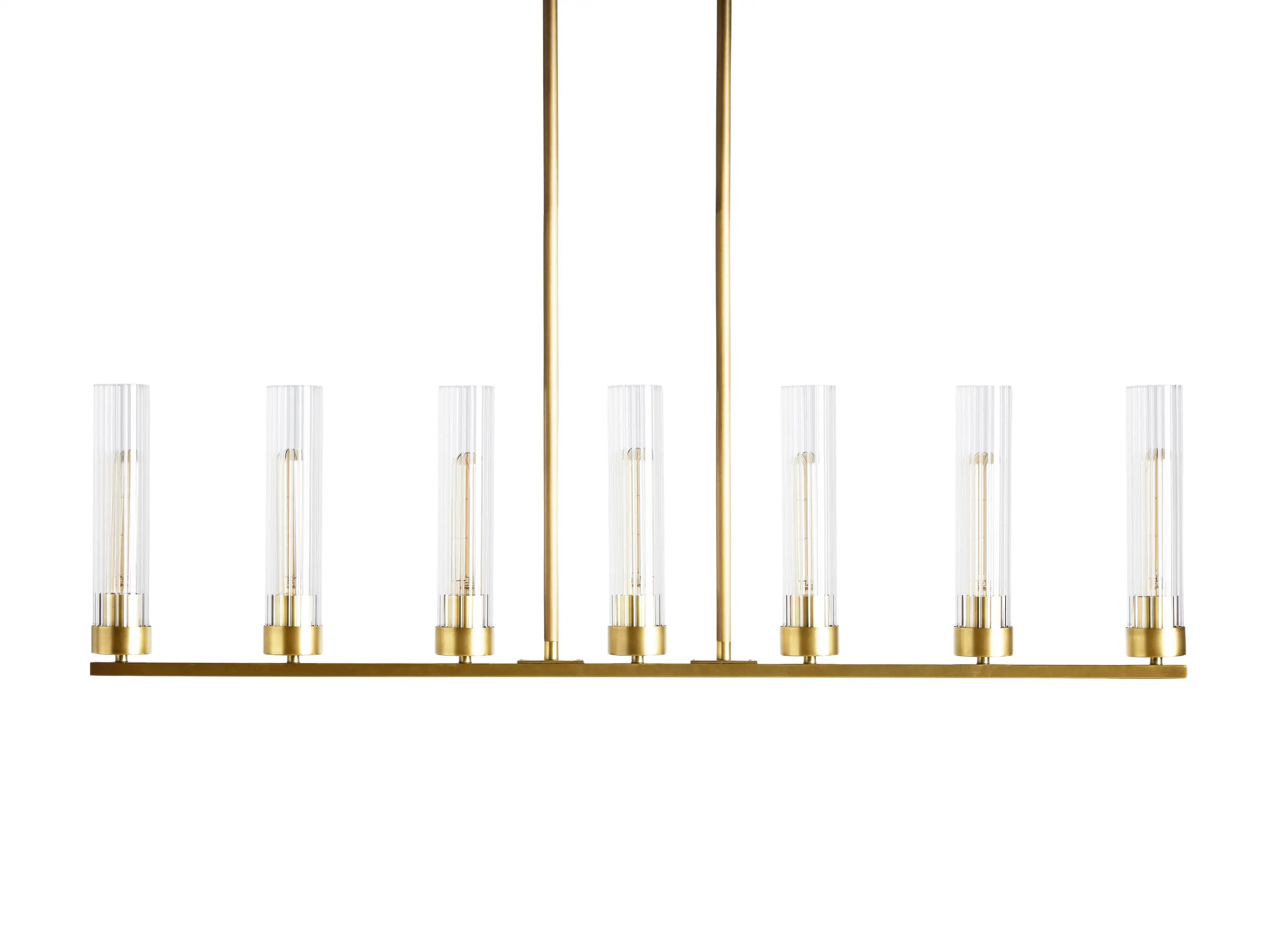 Pastis Linear Chandelier 31"W 46"W 54"W-Vancei