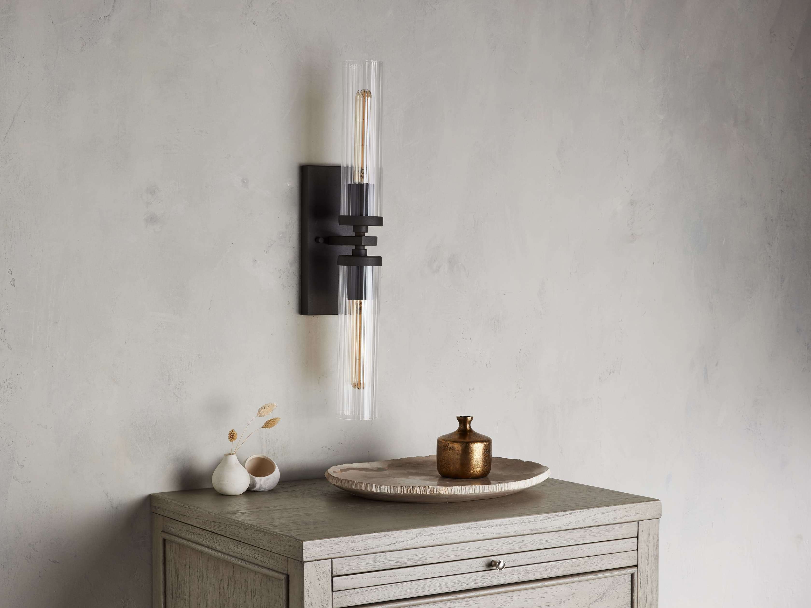 Pastis 2-Light Linear Wall Sconce-Vancei