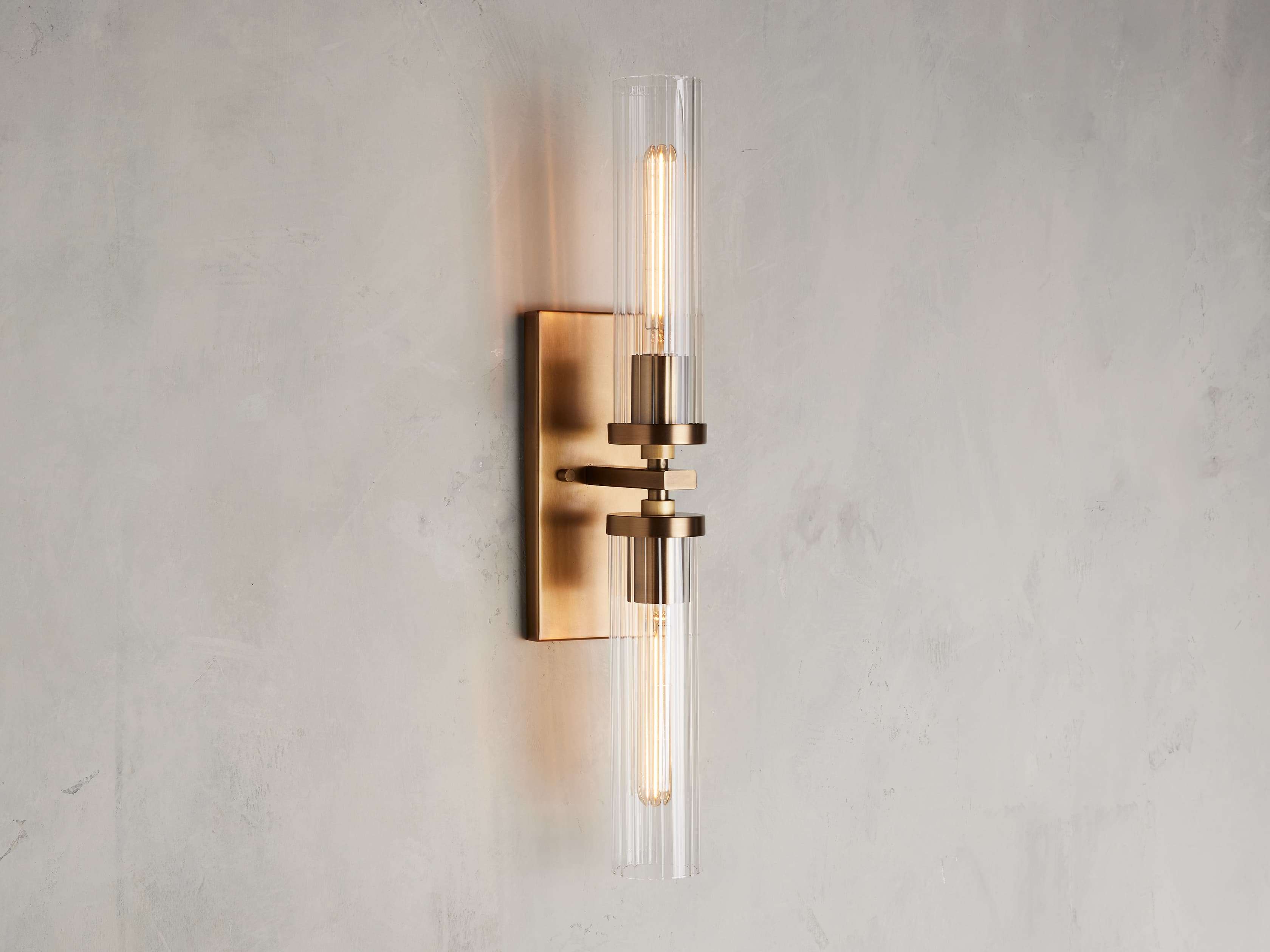 Pastis 2-Light Linear Wall Sconce-Vancei