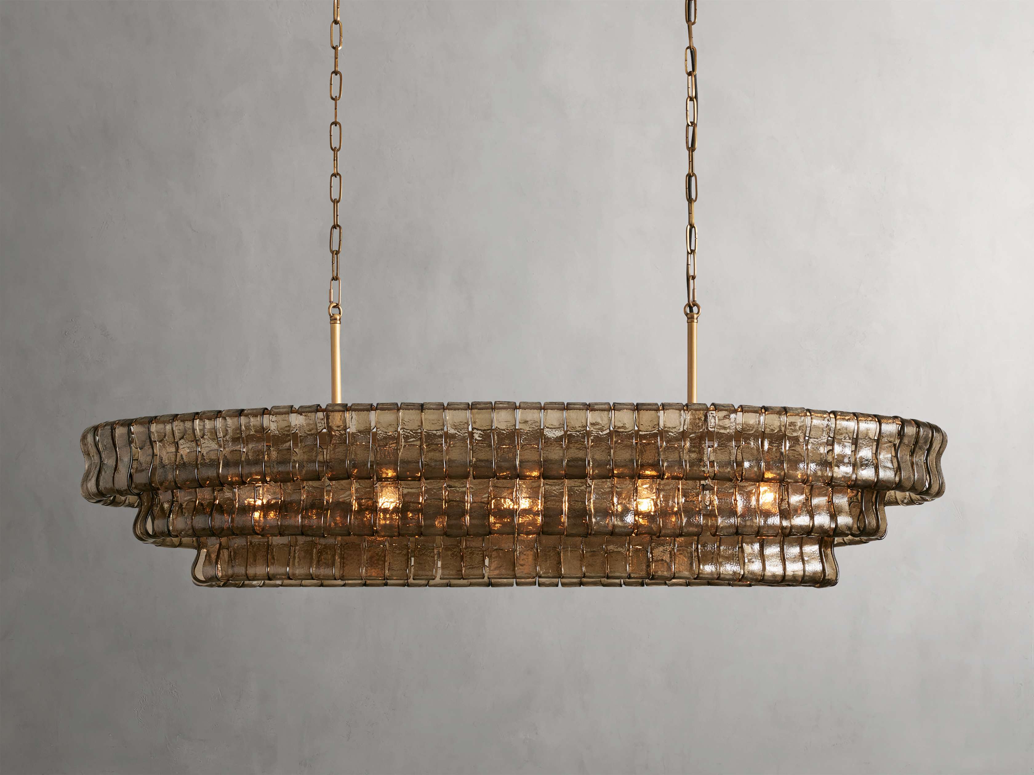 Ghiaccio Oval Chandelier-Vancei