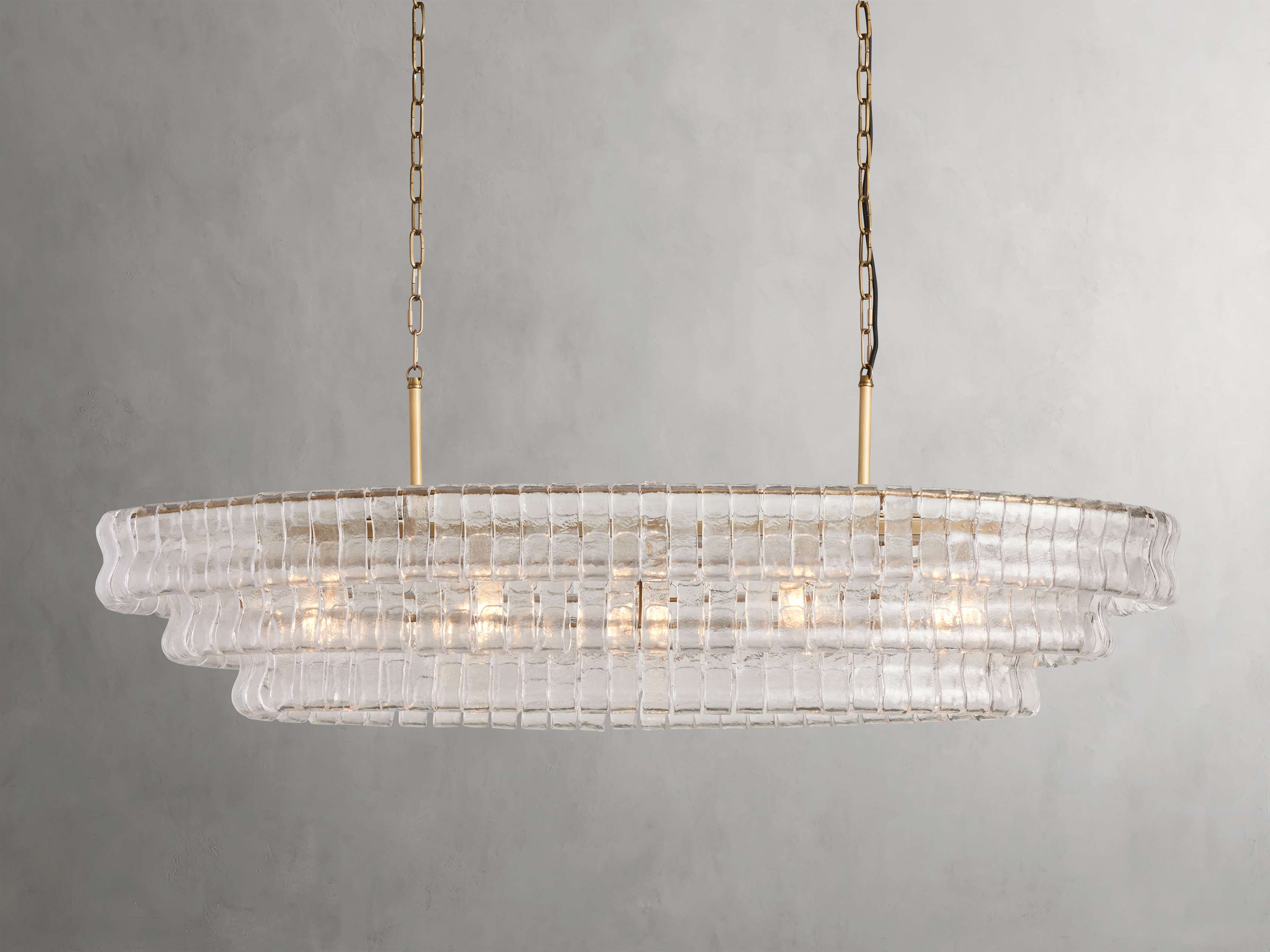 Ghiaccio Oval Chandelier-Vancei