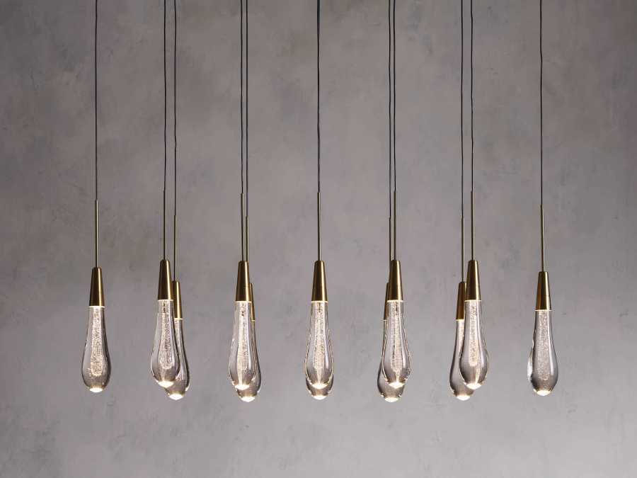 Soltairer Linear Chandelier 37'' 70''w-Vancei