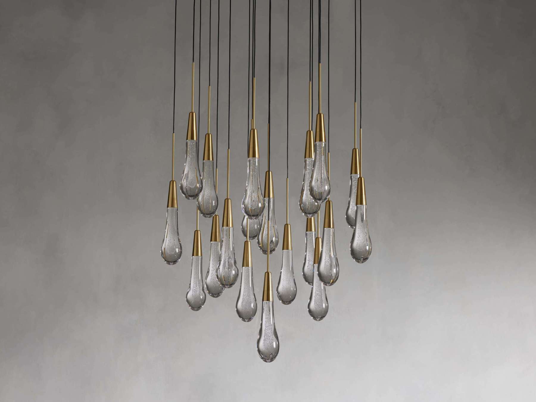 Solitaire Round Chandelier 17" 24" 36“ 58“
