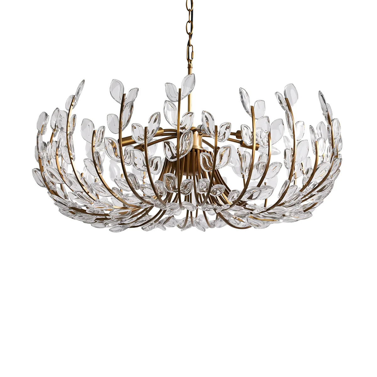 Adela Glass Petal 8 Light Chandelier-Vancei