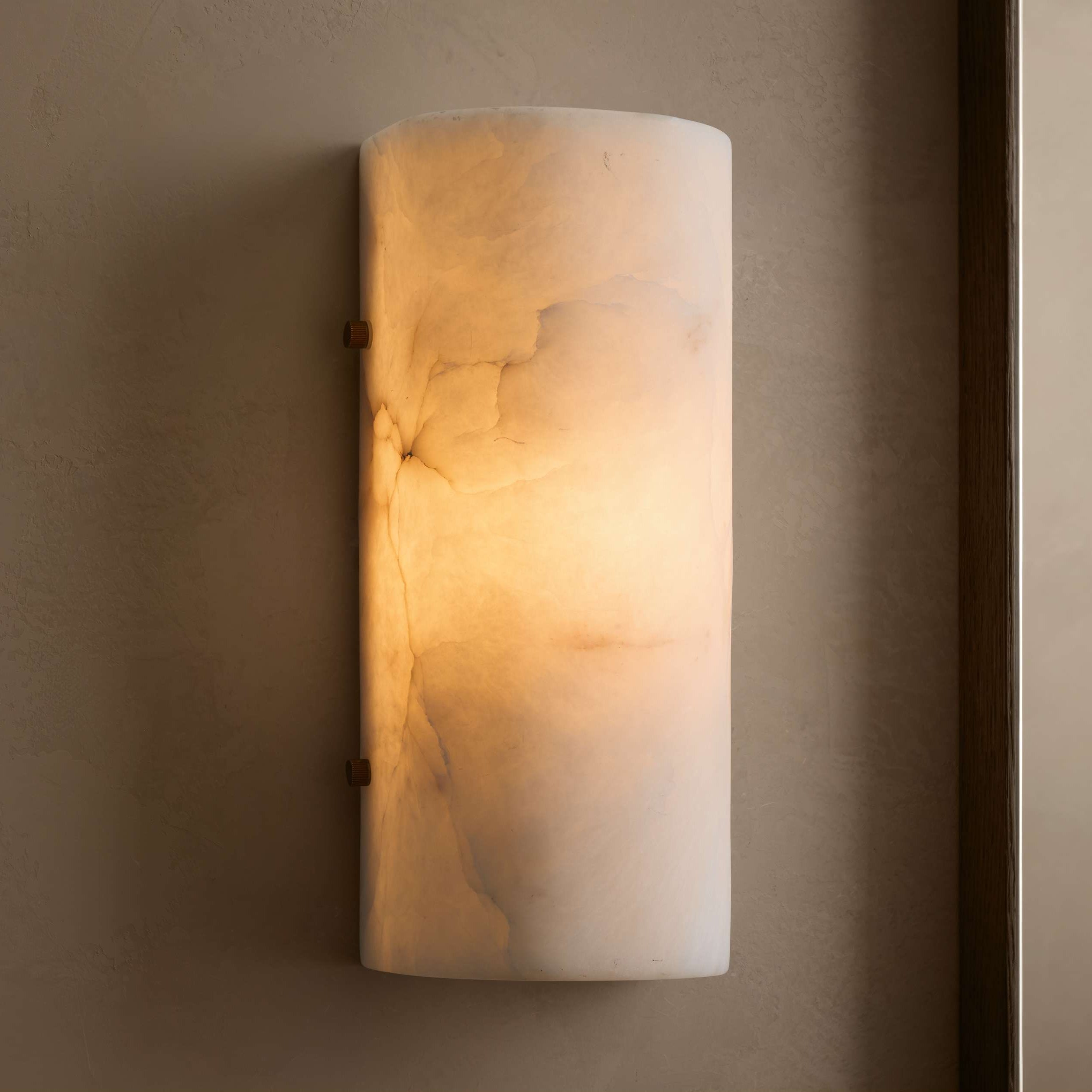 Calera Alabaster Stone Sconce 12" 18"H