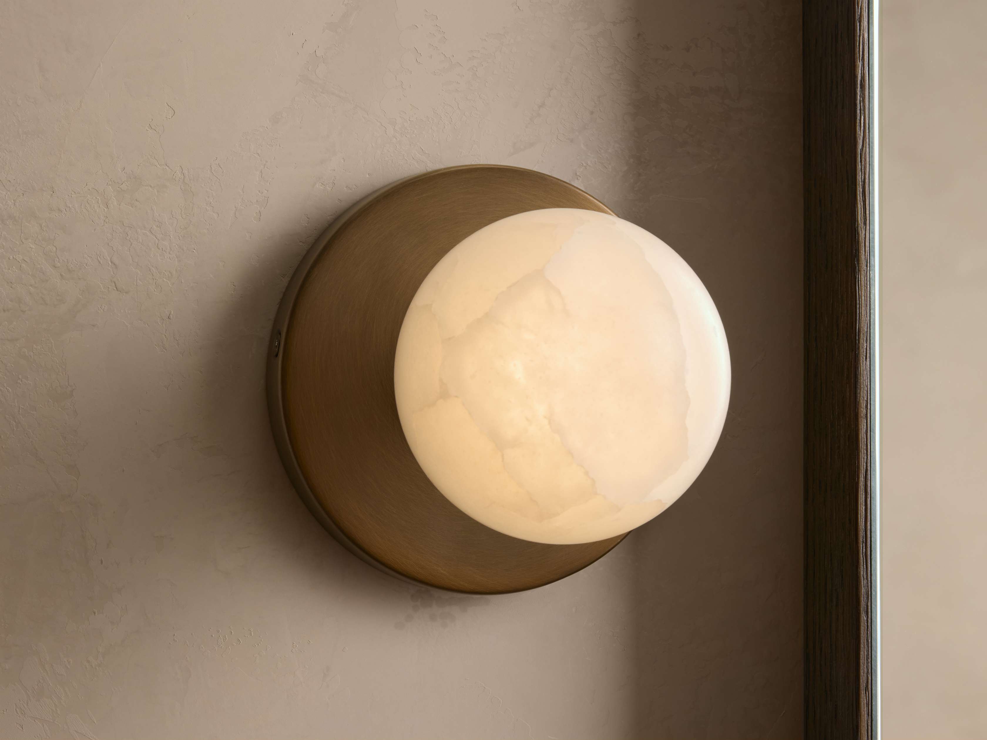 Girouette Alabaster Wall Sconce