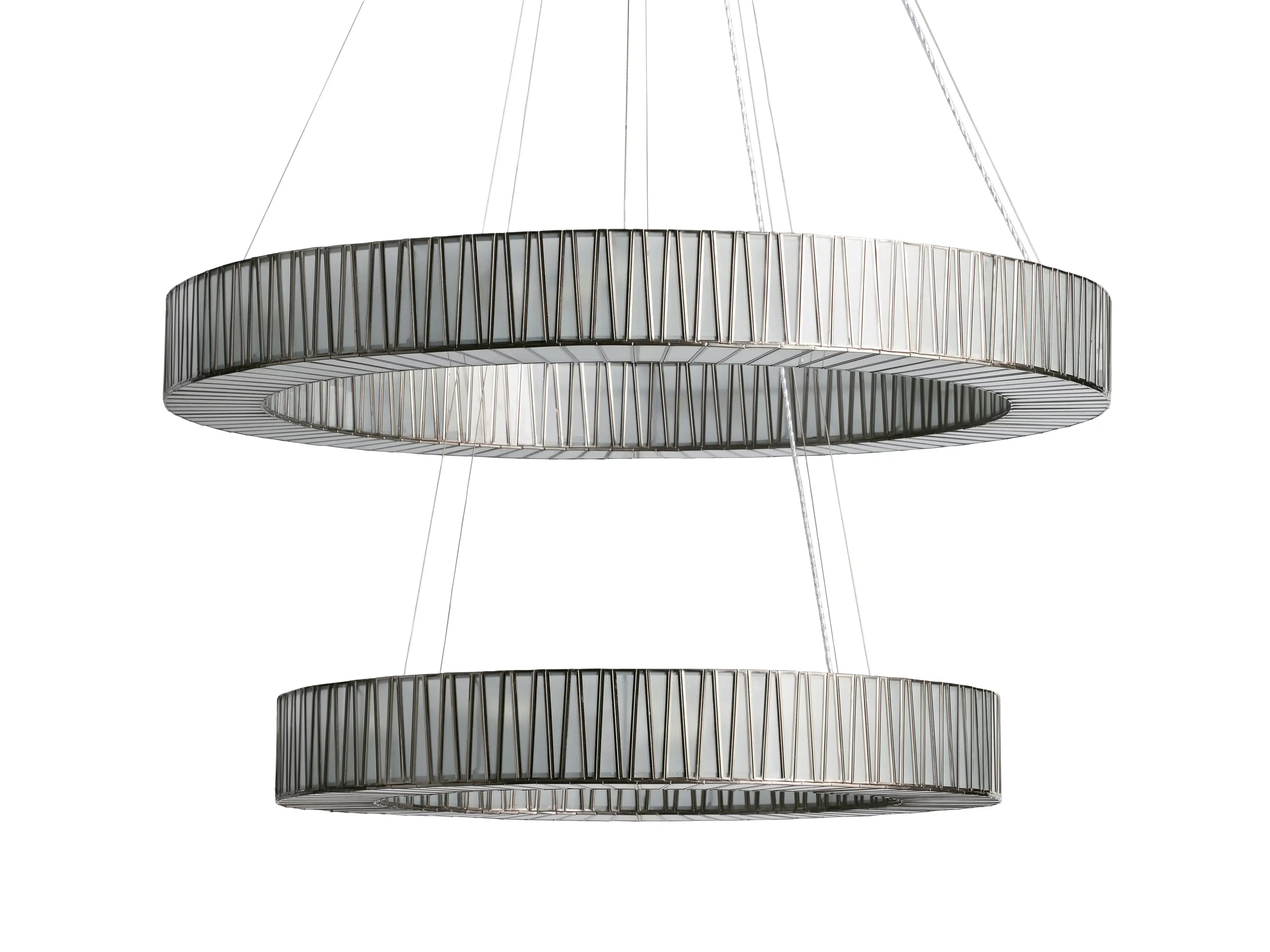 Junet 2-Tier Round Chandelier 47.25"W 60"W-Vancei