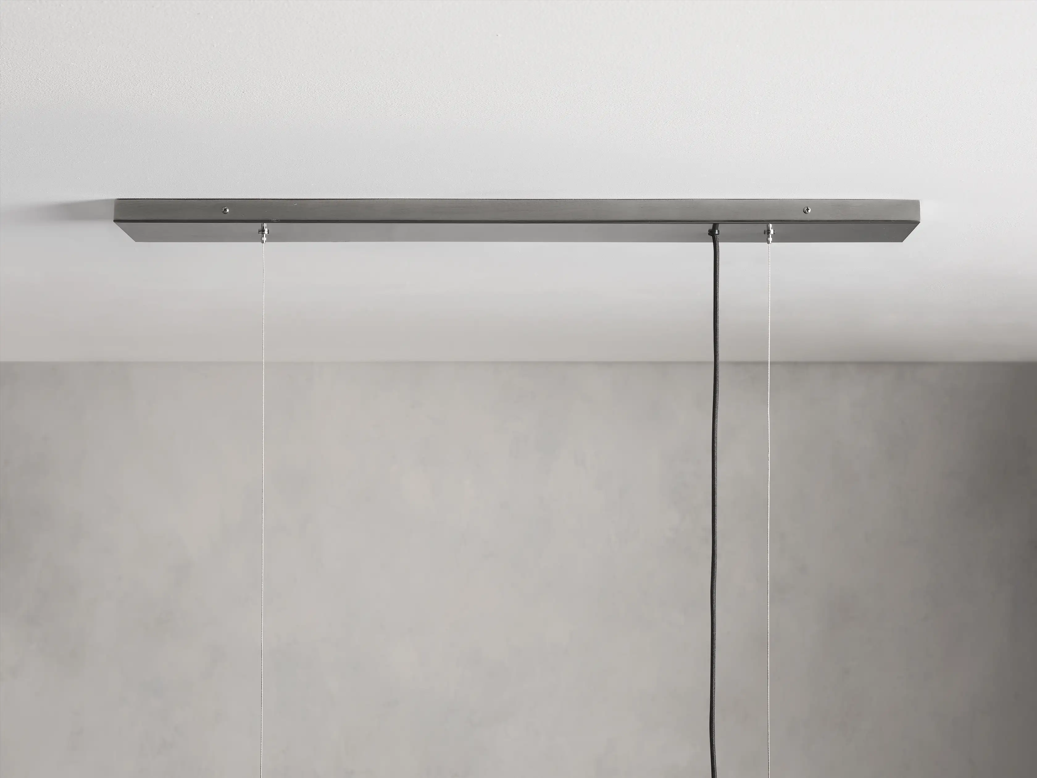 Jeunet Rectangular Chandelier in Nickel