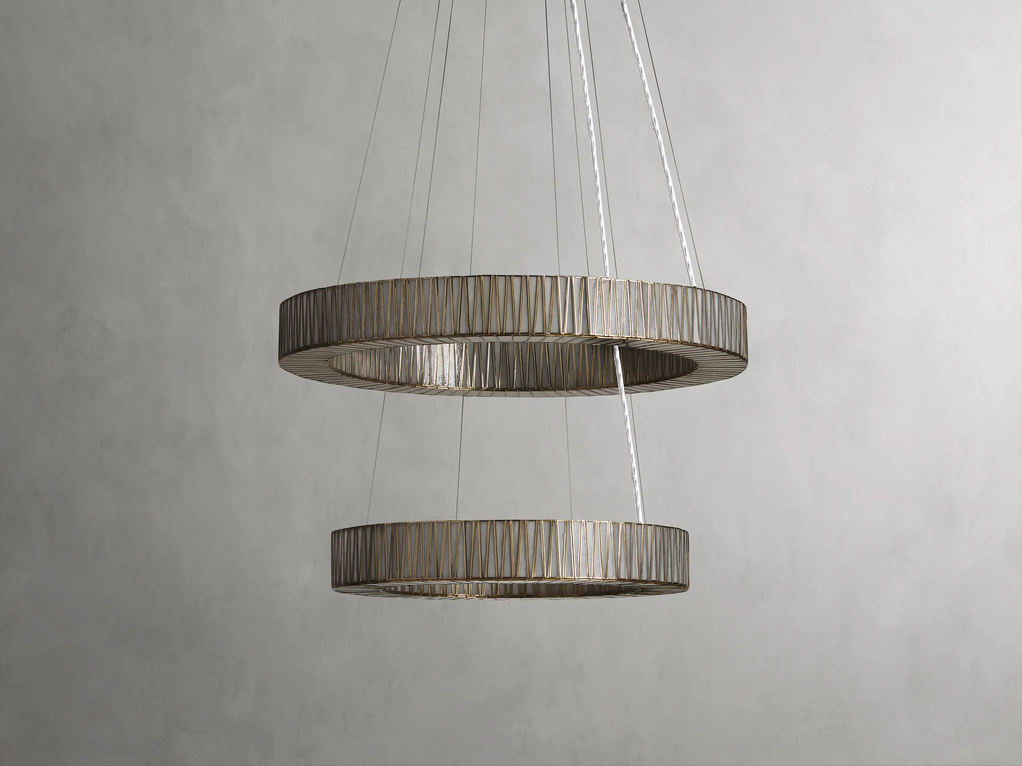 Jeunet 2-Tier Round Chandelier