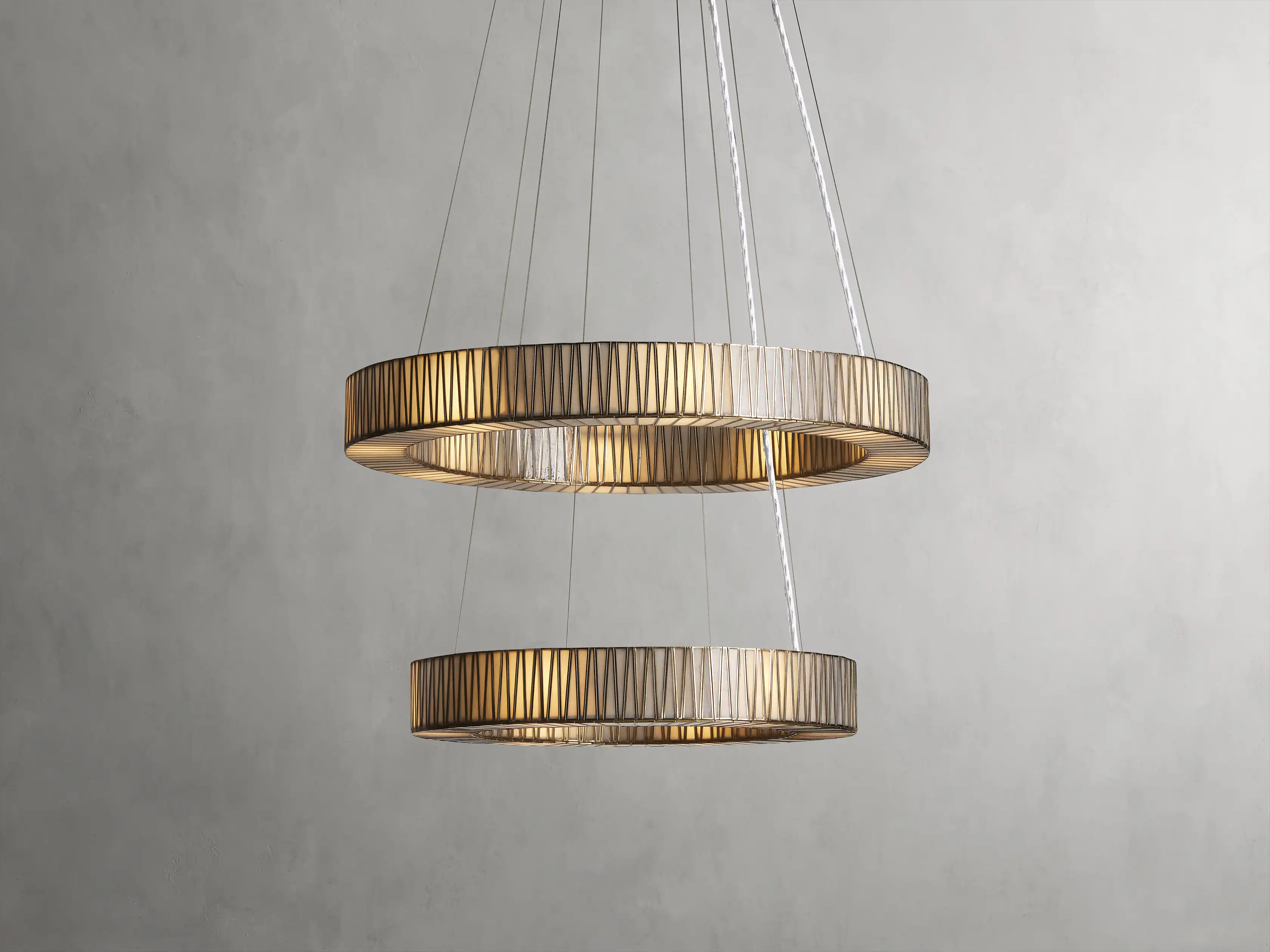 Jeunet 2-Tier Round Chandelier