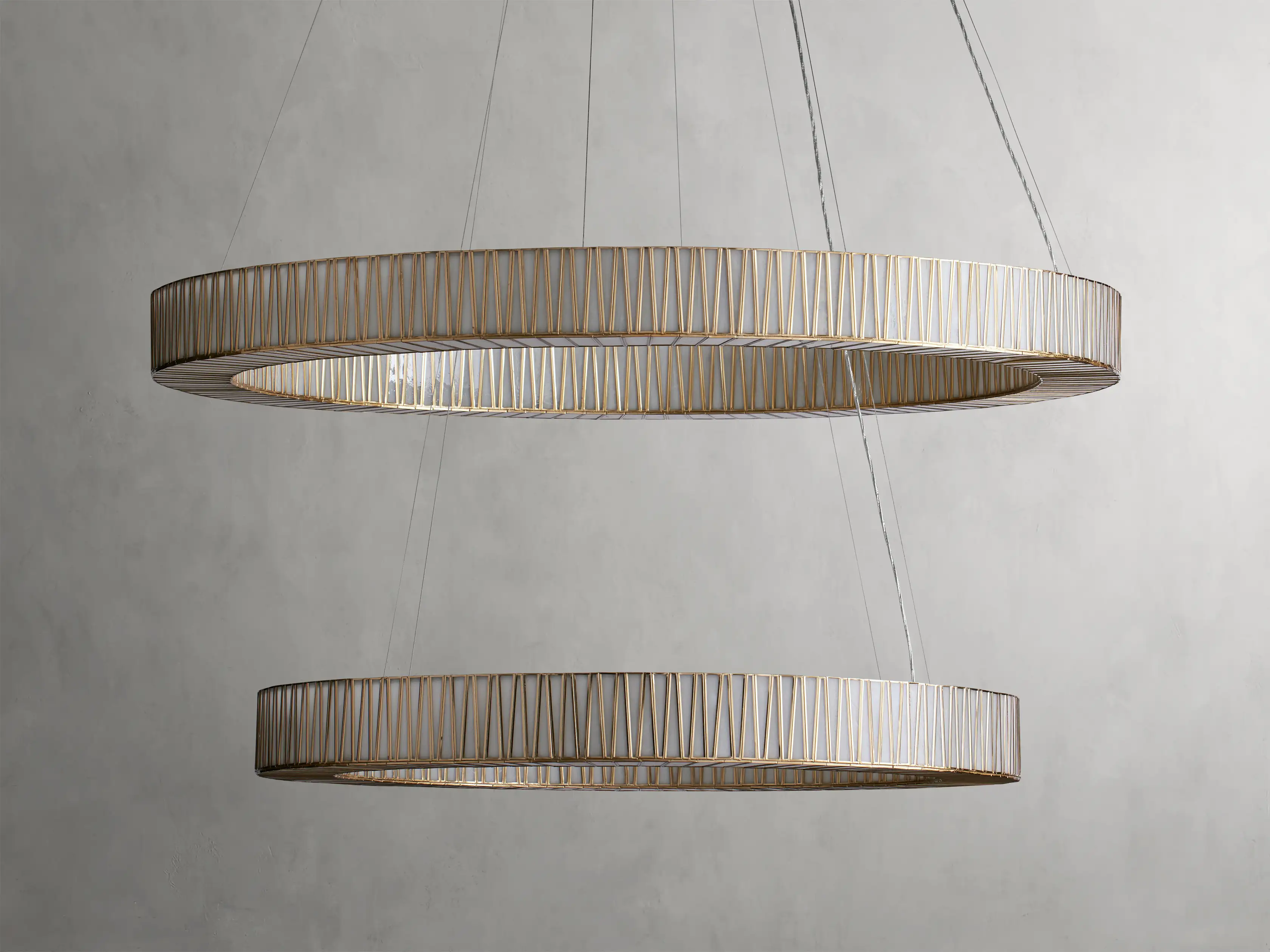 Jeunet 2-Tier Round Chandelier