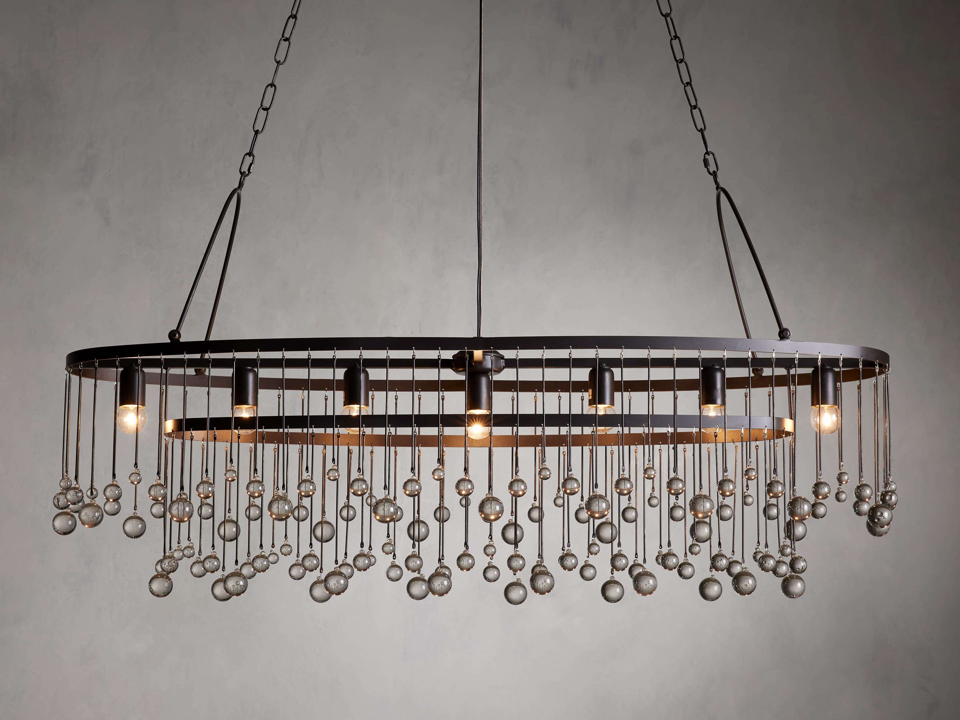 Aubrey Oval Chandelier-Vancei