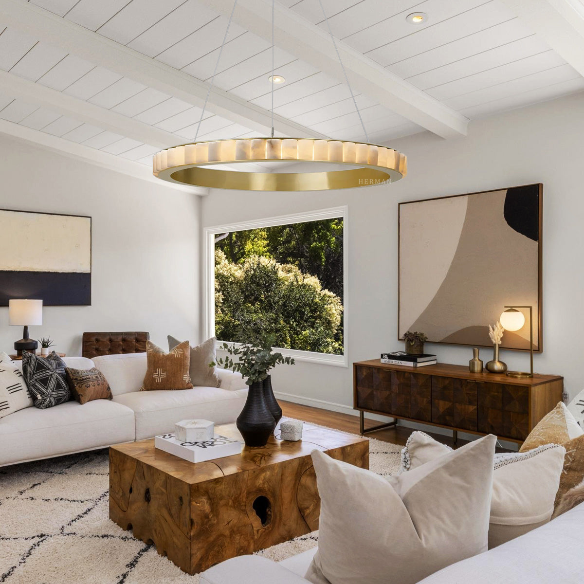 Avalon Alabaster Chandelier