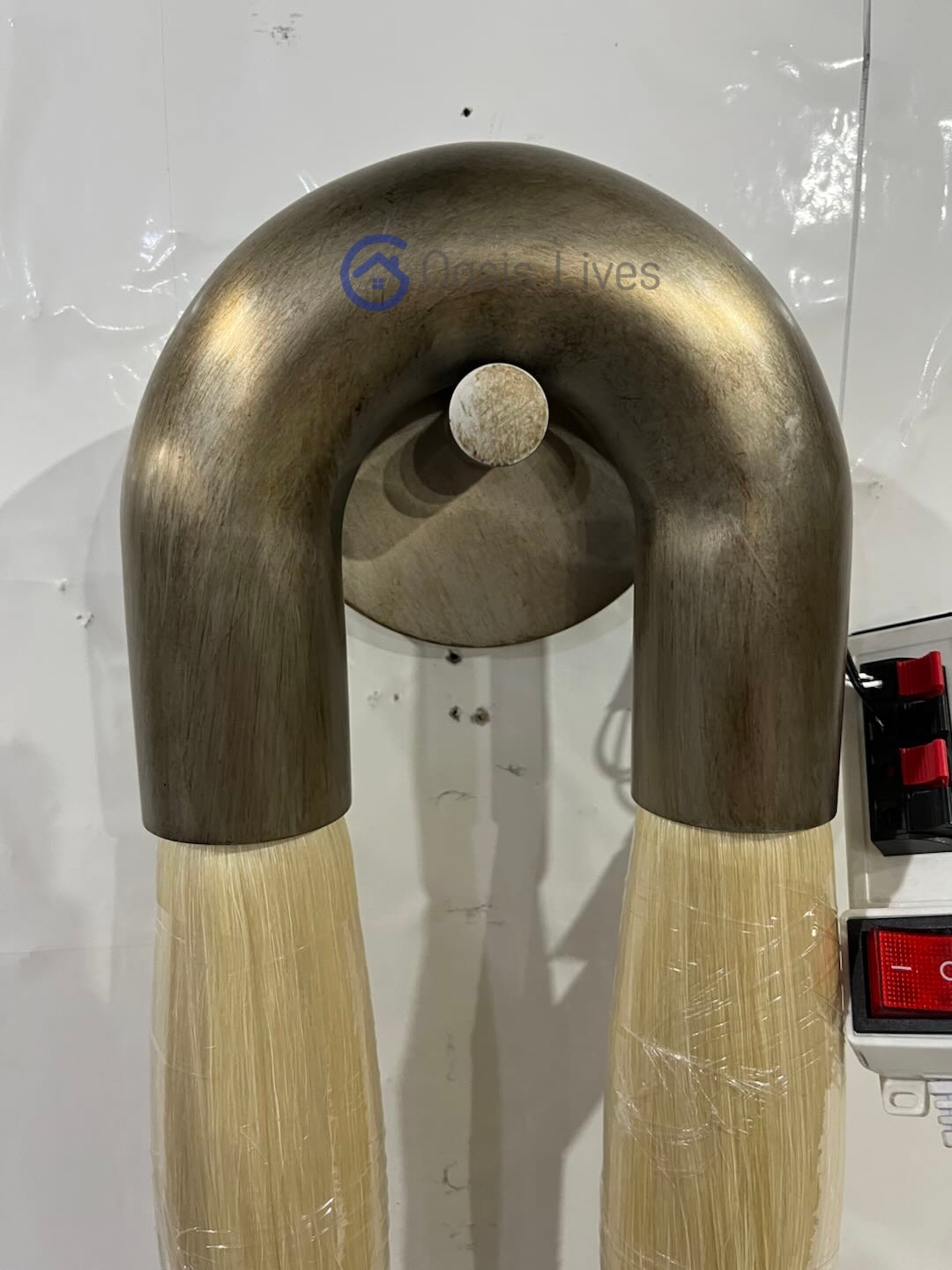 Antonia Horsehair Double Sconce