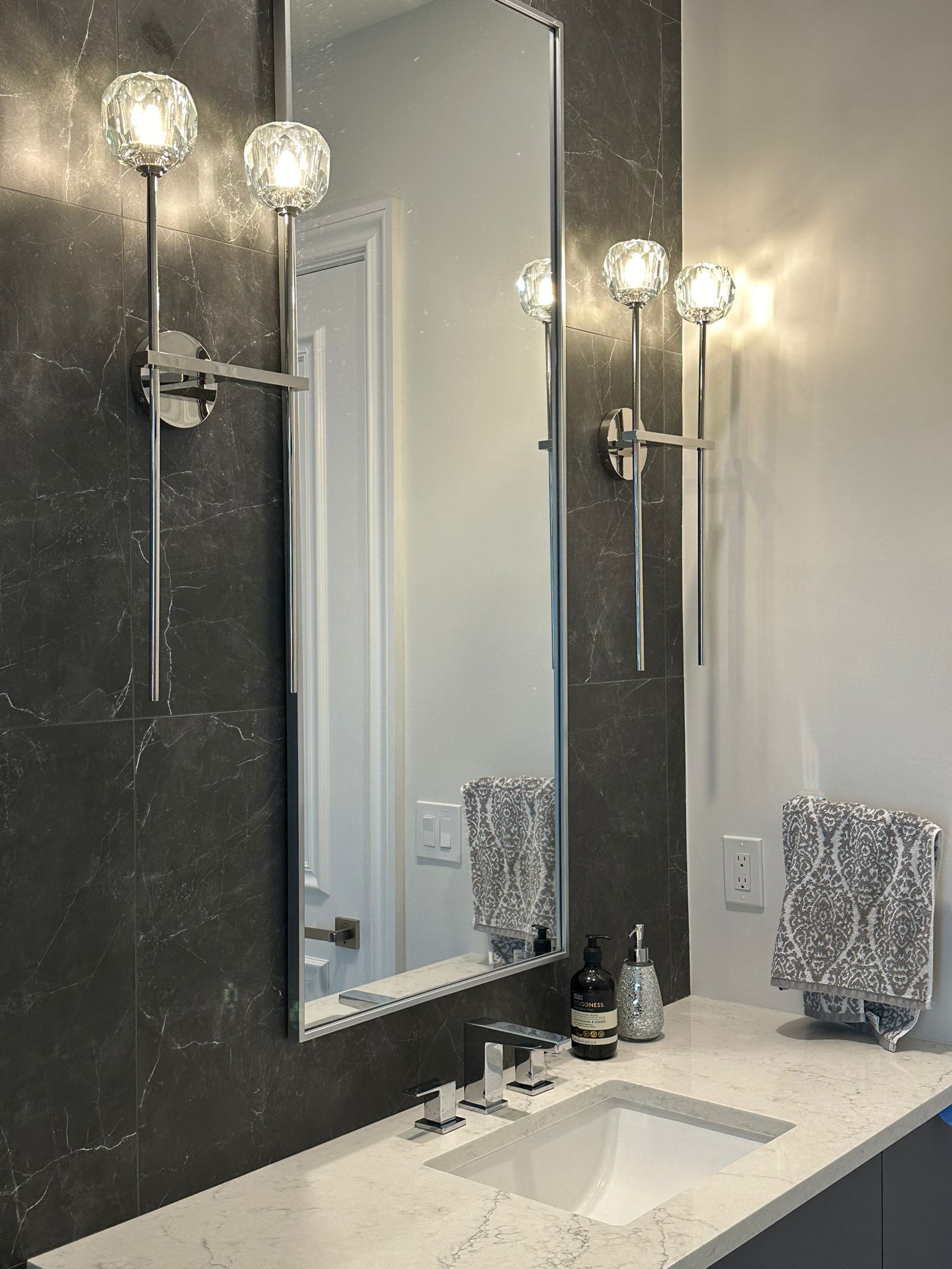 Bille De Crystal Round Cluster Chandelier 60”-Vancei