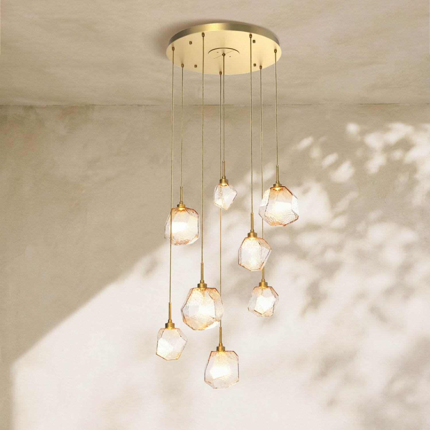 Art Twisted Round Chandelier