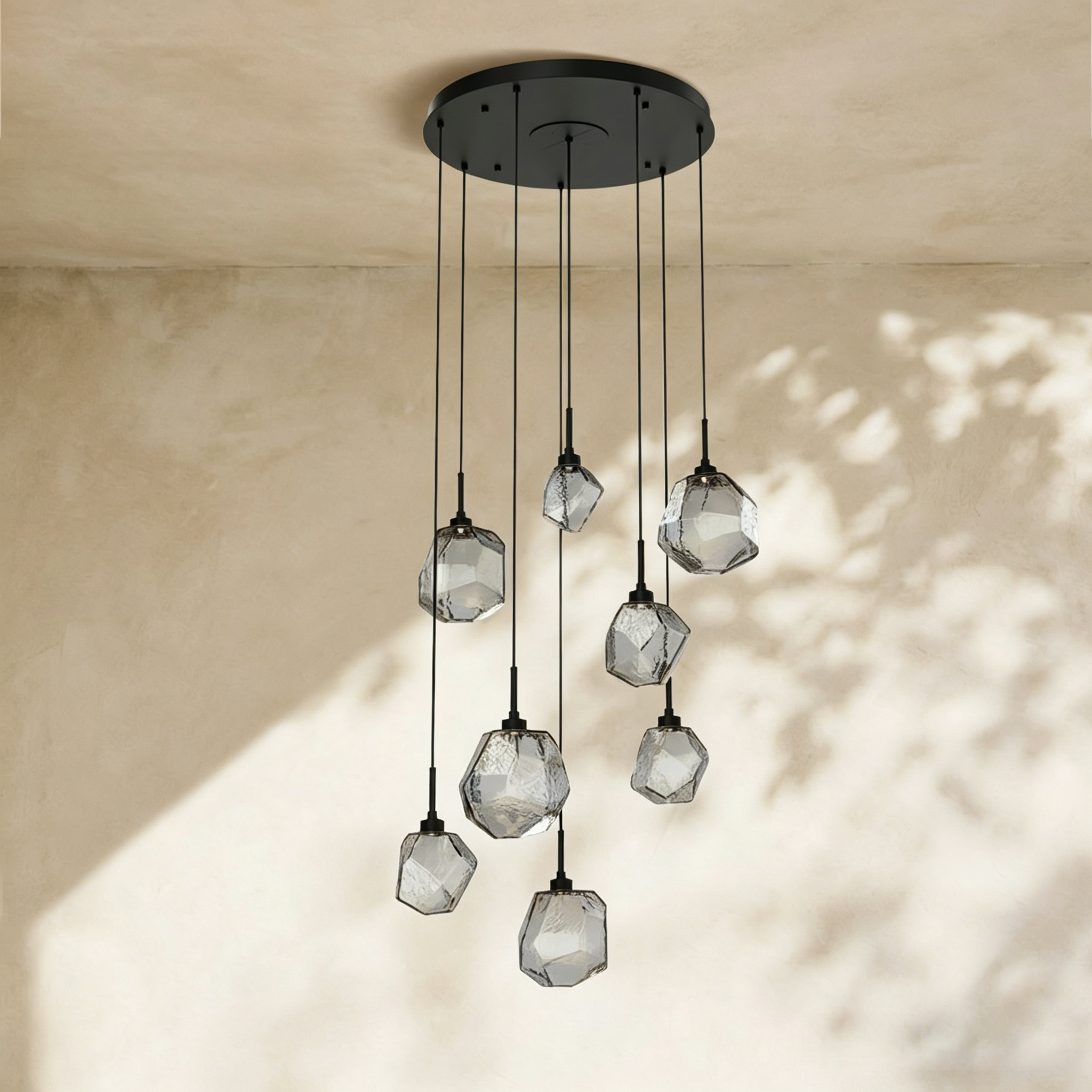 Art Twisted Round Chandelier