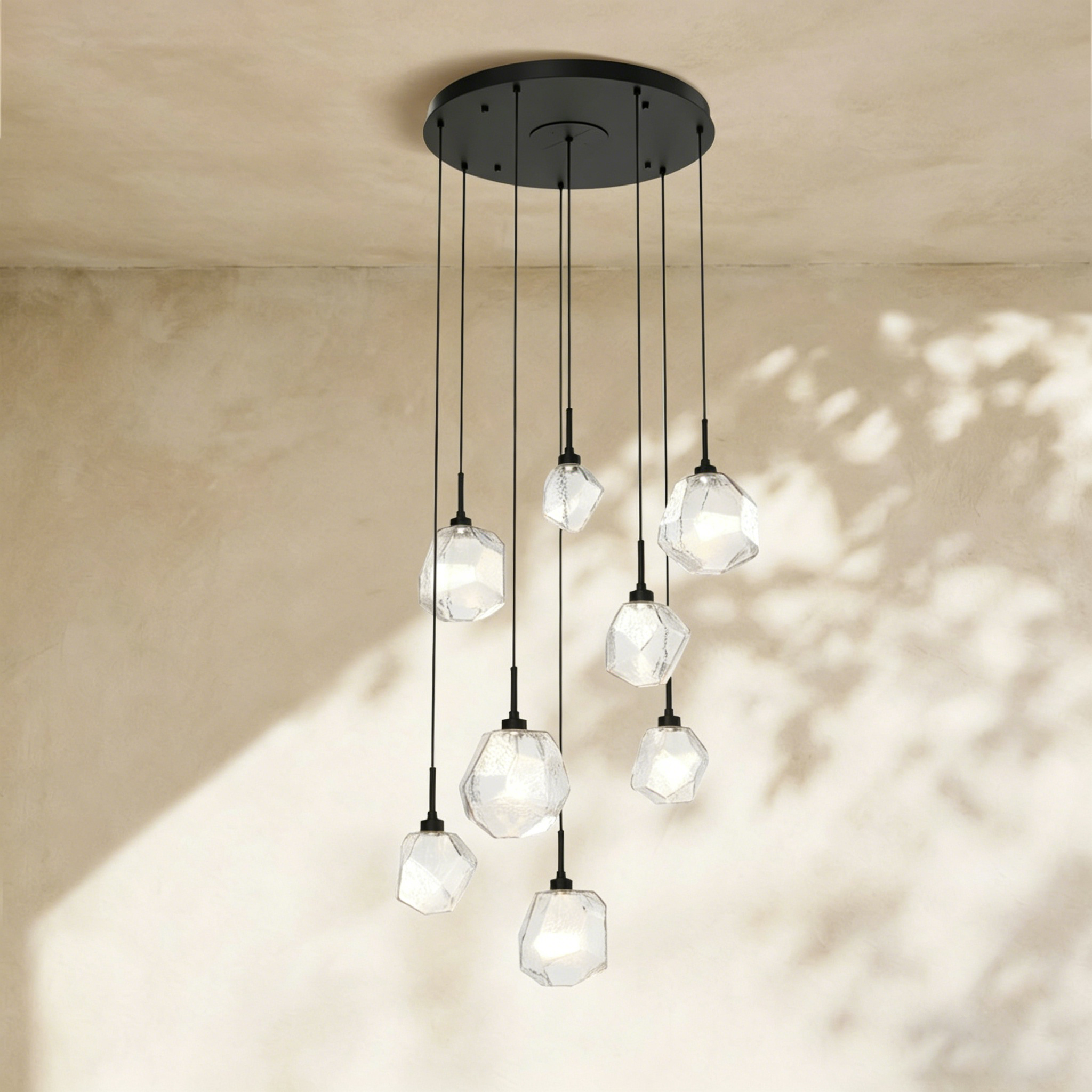 Art Twisted Round Chandelier