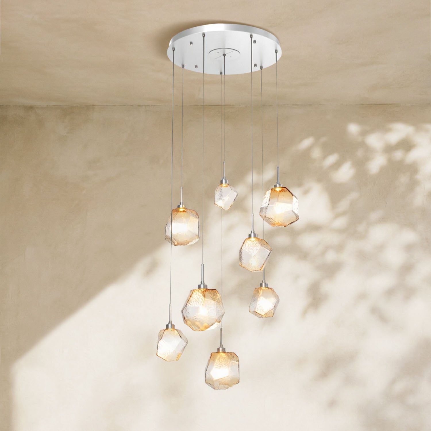 Art Twisted Round Chandelier