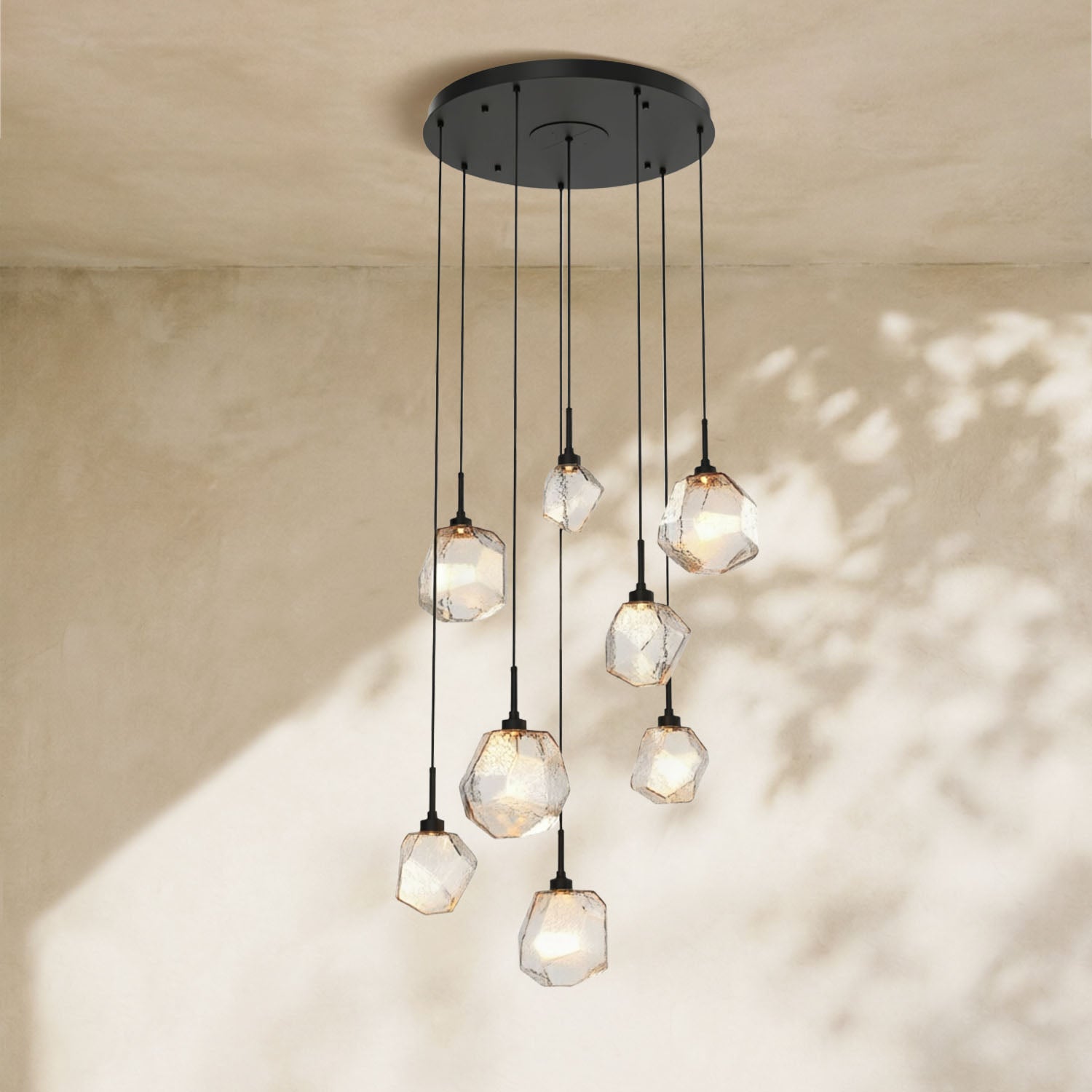 Art Twisted Round Chandelier