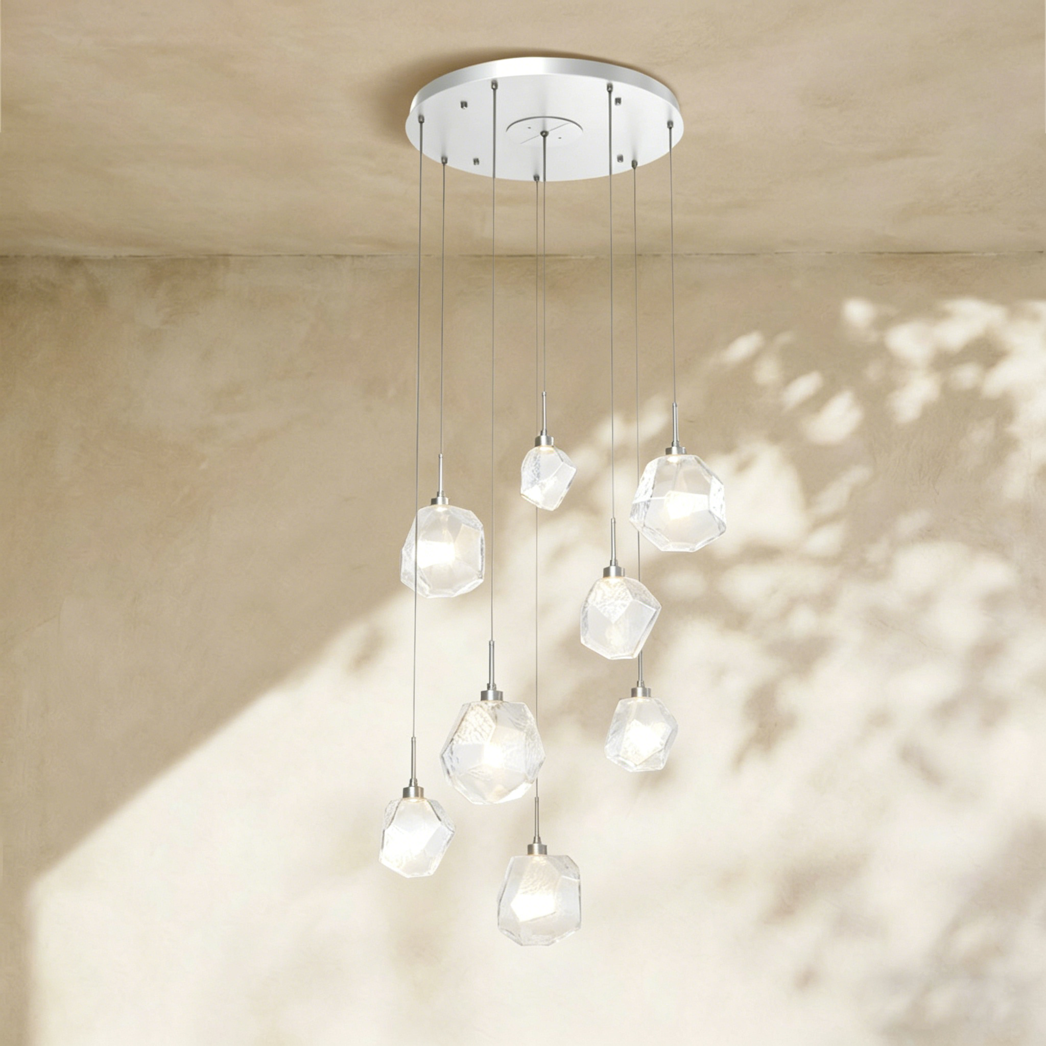 Art Twisted Round Chandelier