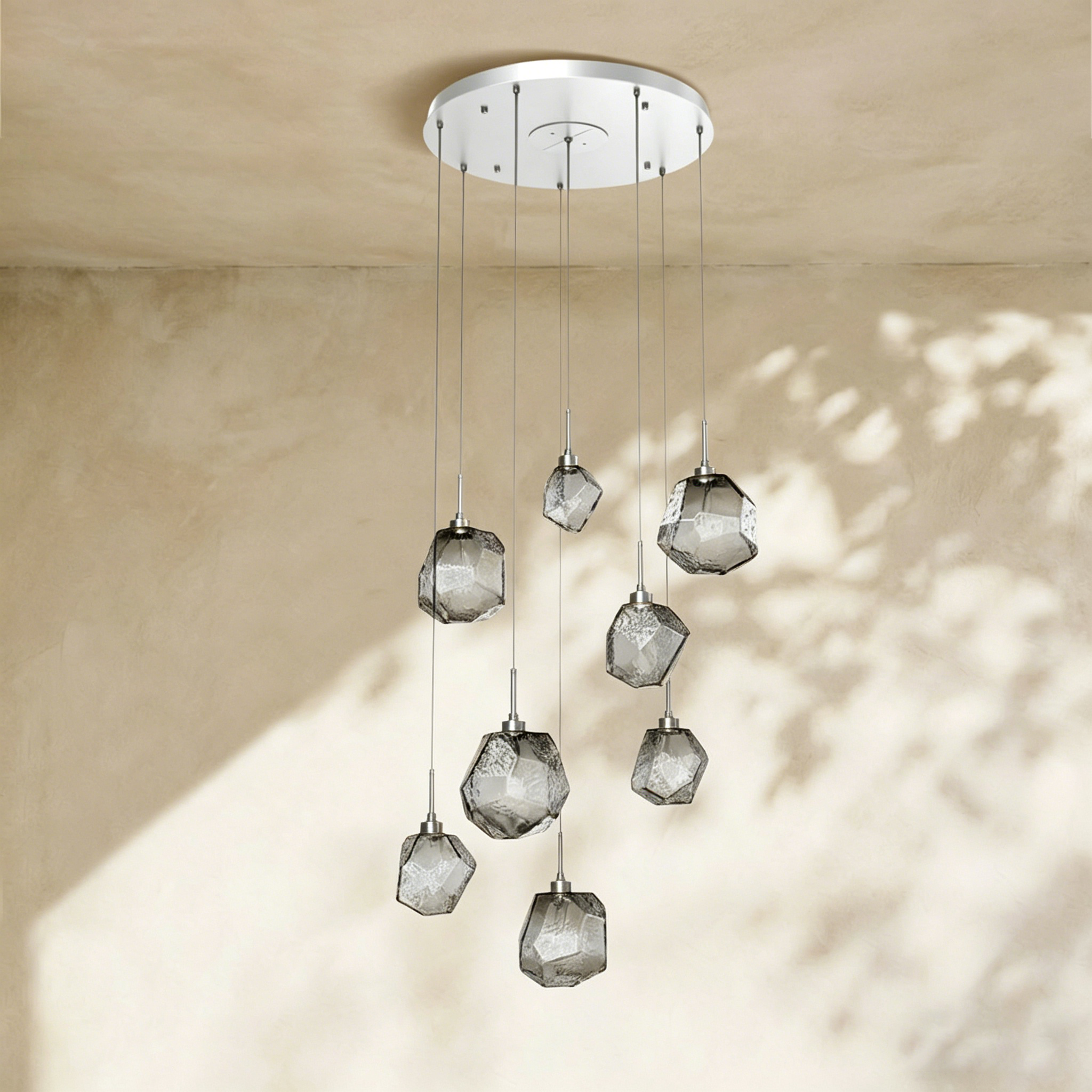 Art Twisted Round Chandelier