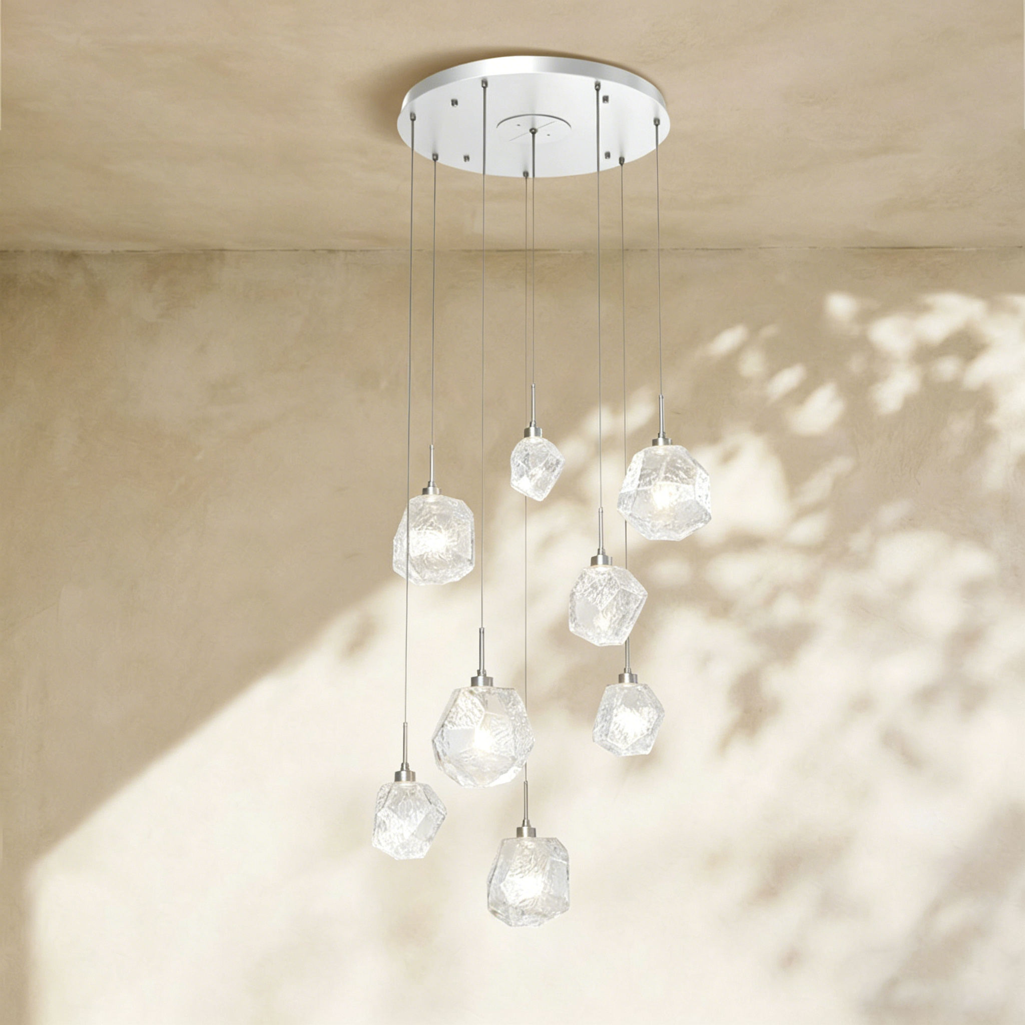 Art Twisted Round Chandelier