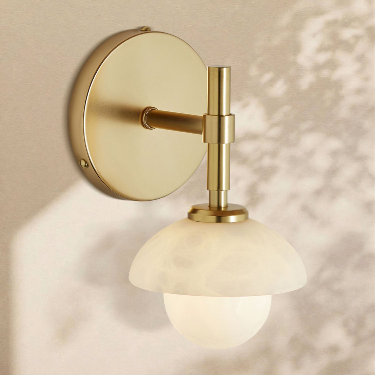 Glowen Alabaster Wall Sconce