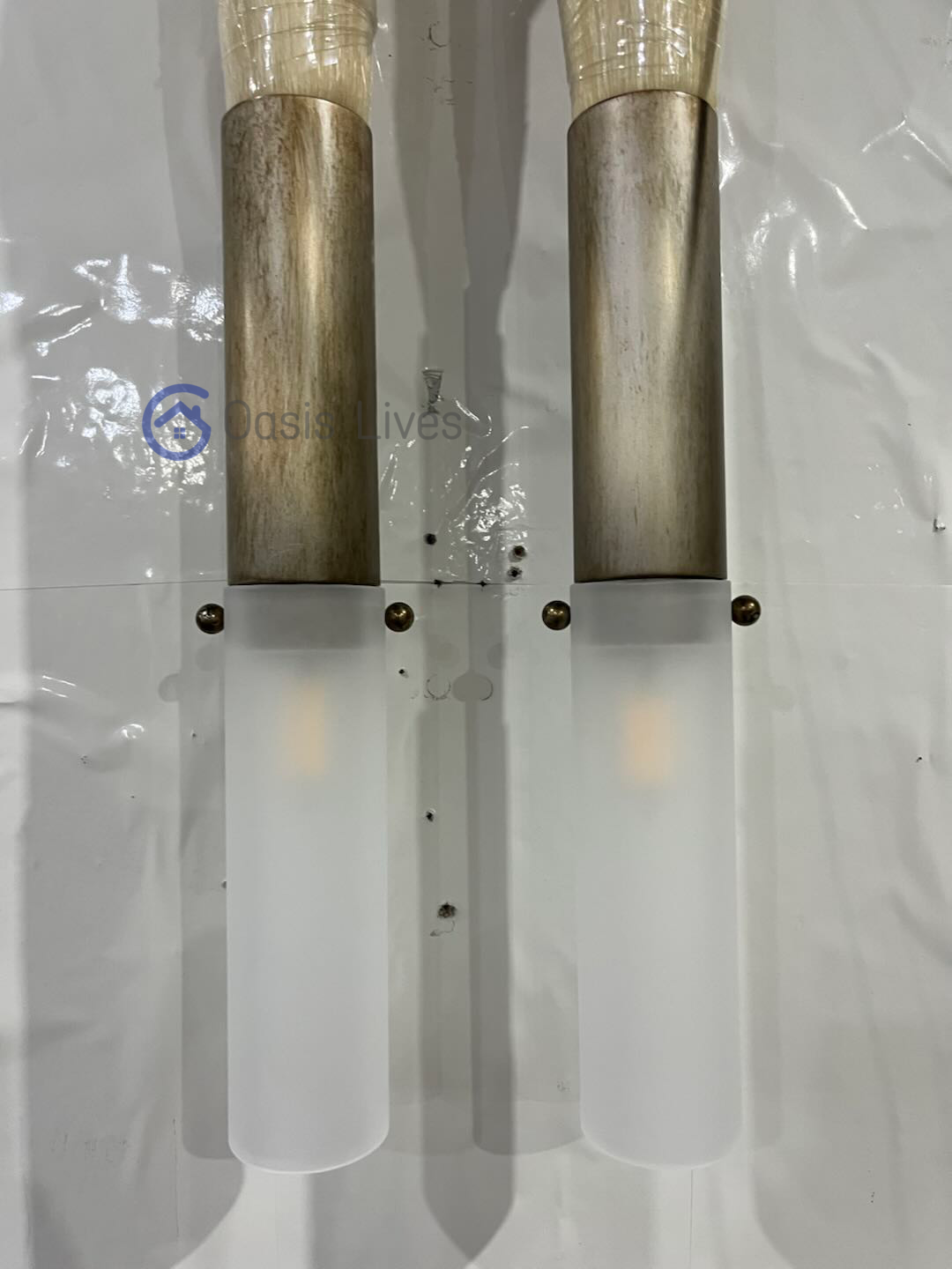 Antonia Horsehair Double Sconce