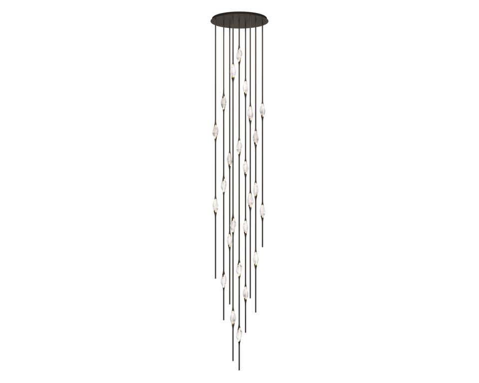Pezz Round 12 Cluster Chandelier altezza height 700cm/275"