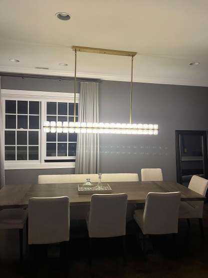 Arcachon Crystal Rectangular Chandelier48" 54" 72"