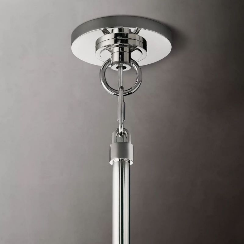 Balle Smoke Crystal Oval Chandelier 72"-Vancei