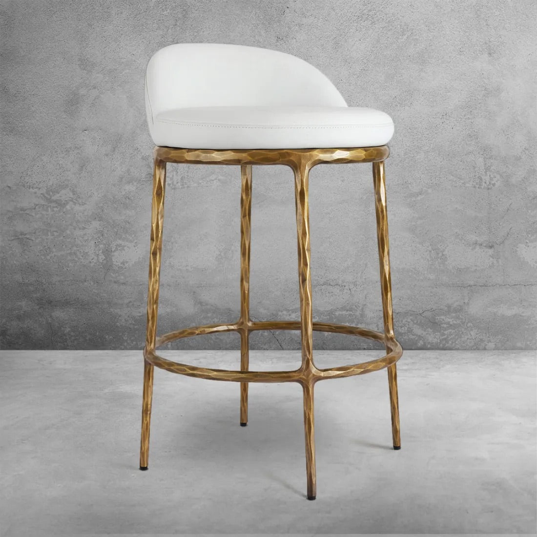Thaddeus Bar Swivel Counter Stool-Vancei