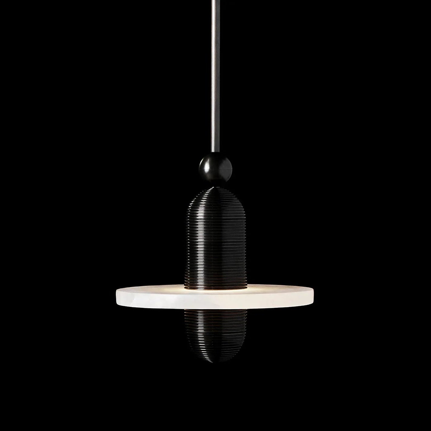 Median Alabaster Mono Pendant