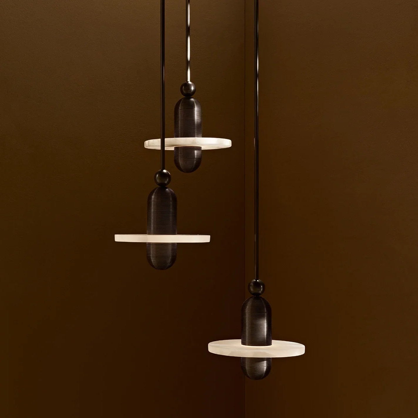 Median Alabaster Mono Pendant