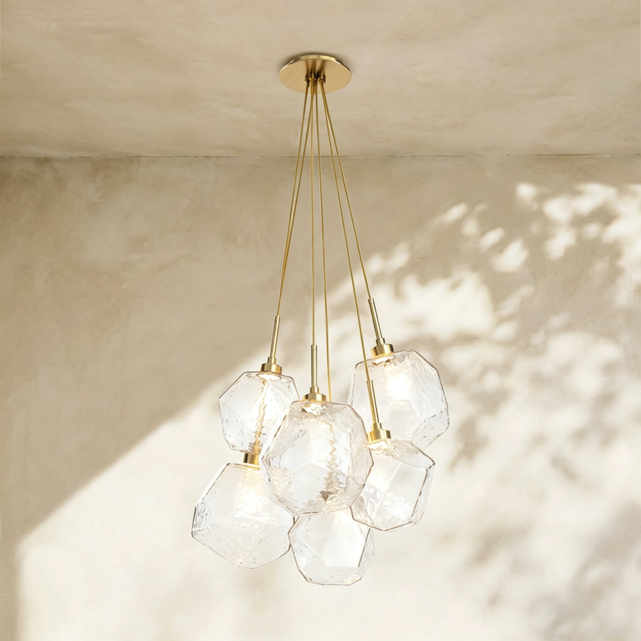 Art Twisted Cluster Pendant