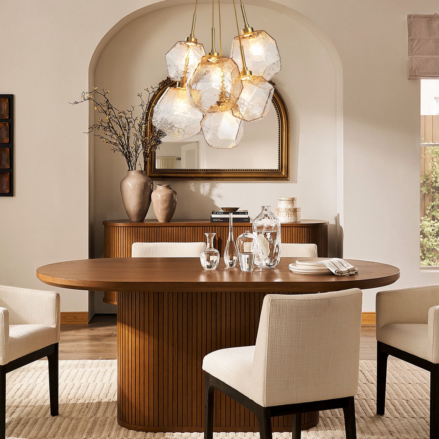 Art Twisted Cluster Pendant