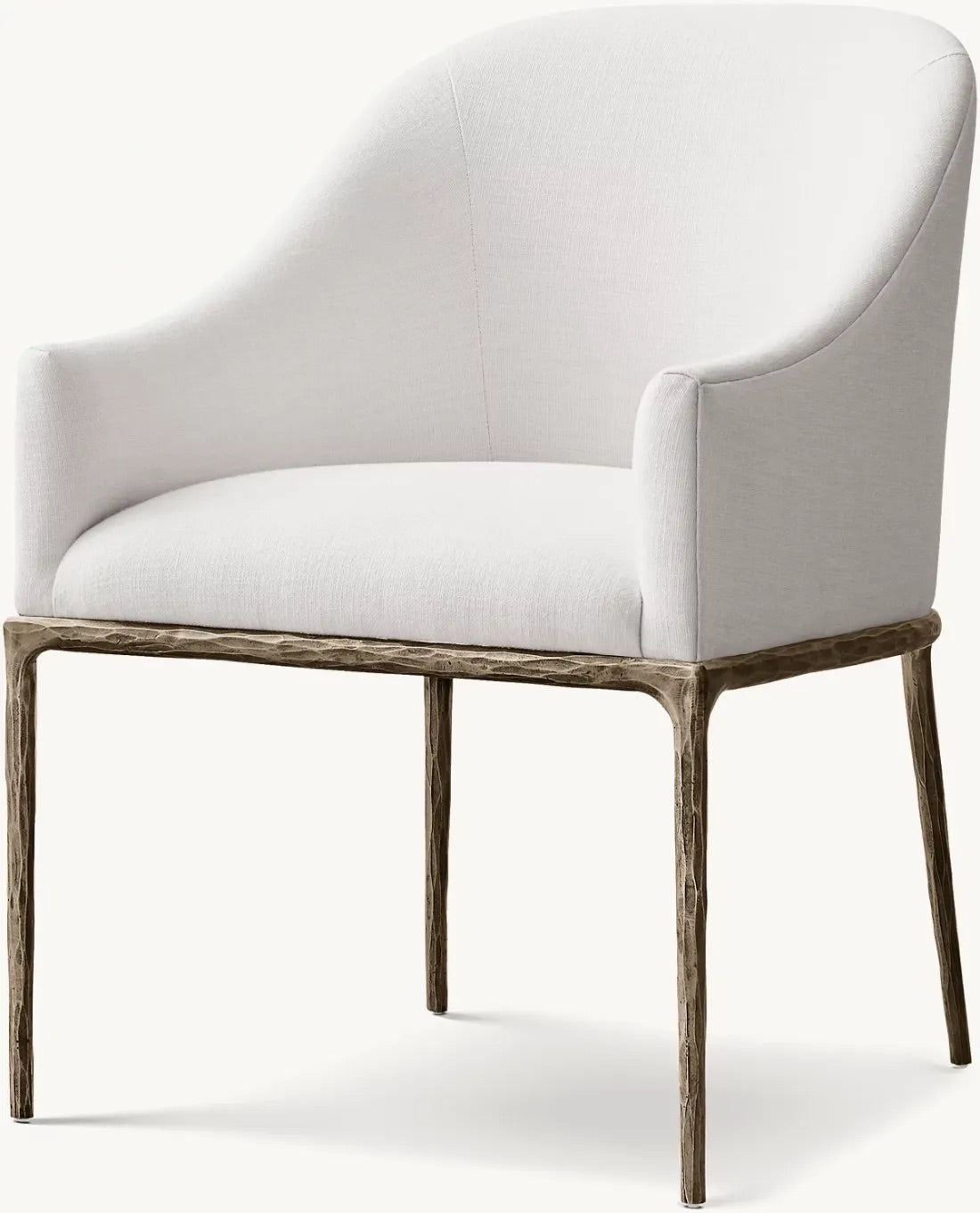 Thaddeus Slope Fabric Dining Armchair-Vancei