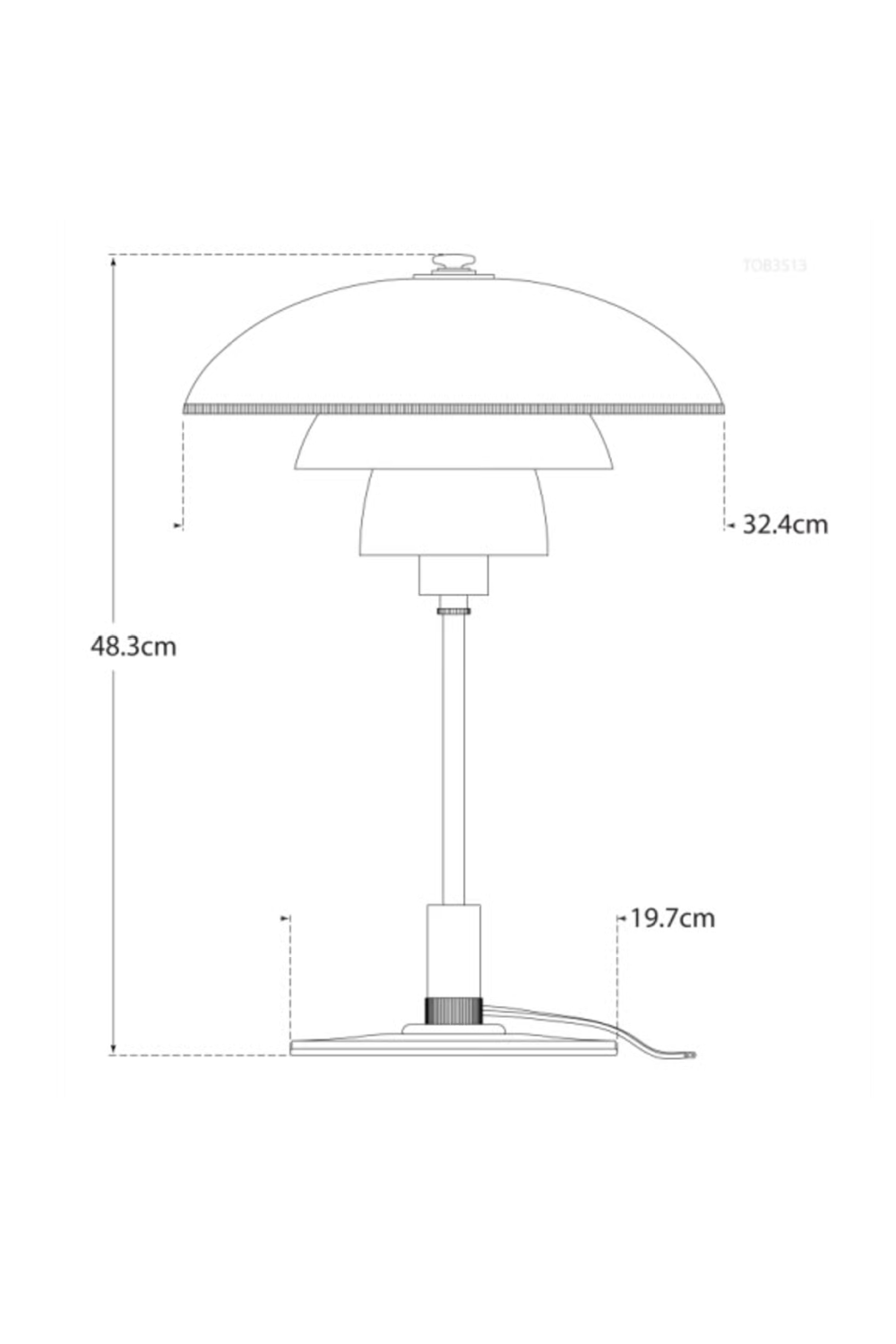 Art Deco Tiered Desk Lamp | Andrew Martin Whitman