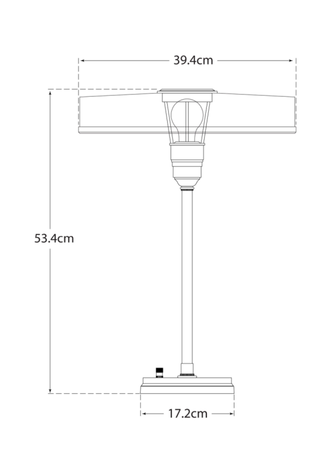 Metal Table Lamp | Andrew Martin Carlo