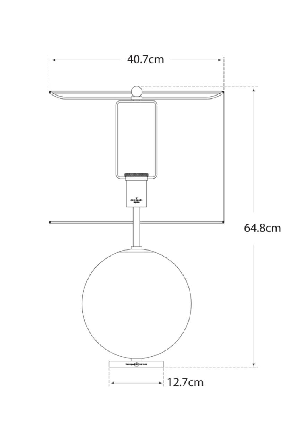 Orb Table Lamp | Andrew Martin Elsie