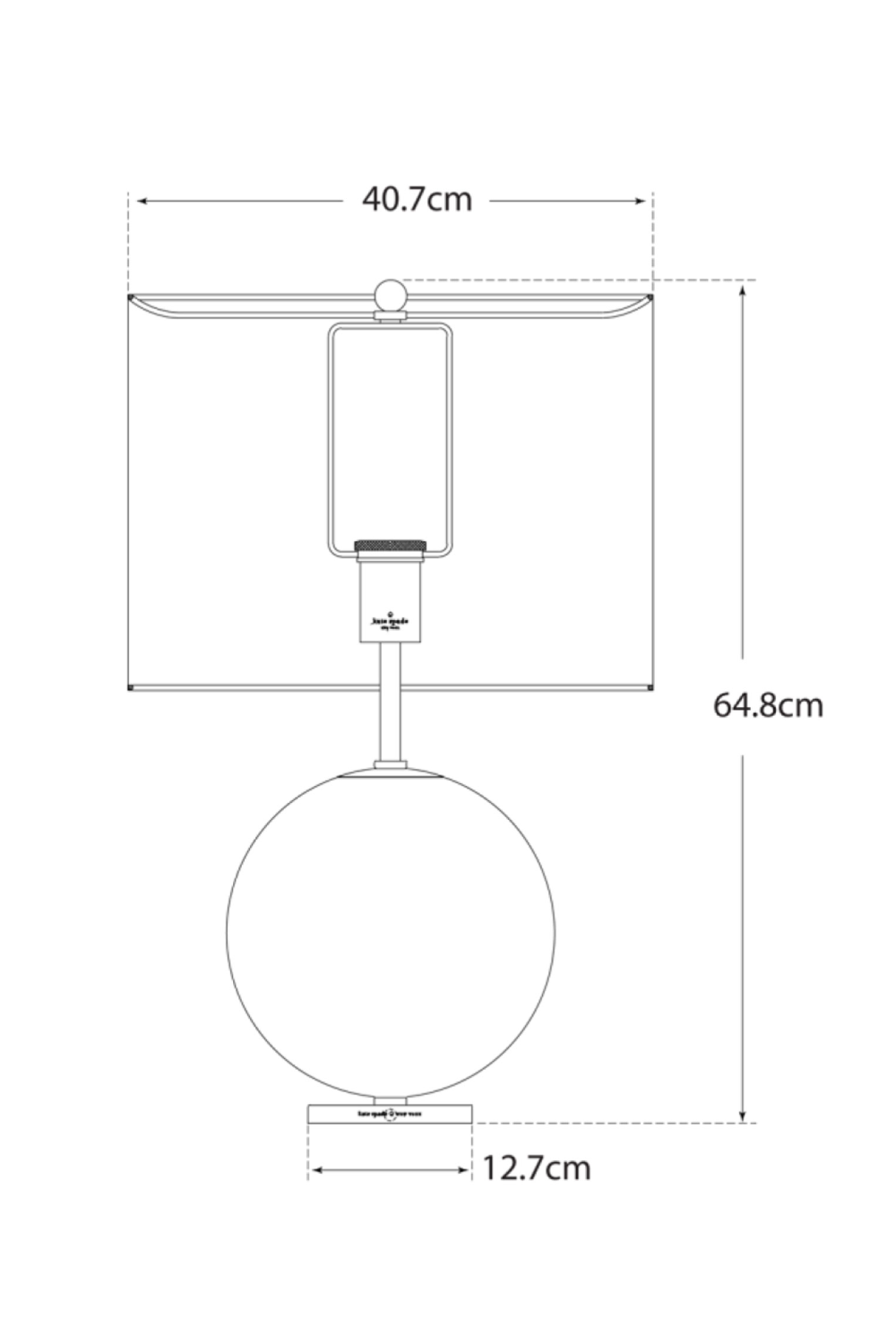 Orb Table Lamp | Andrew Martin Elsie