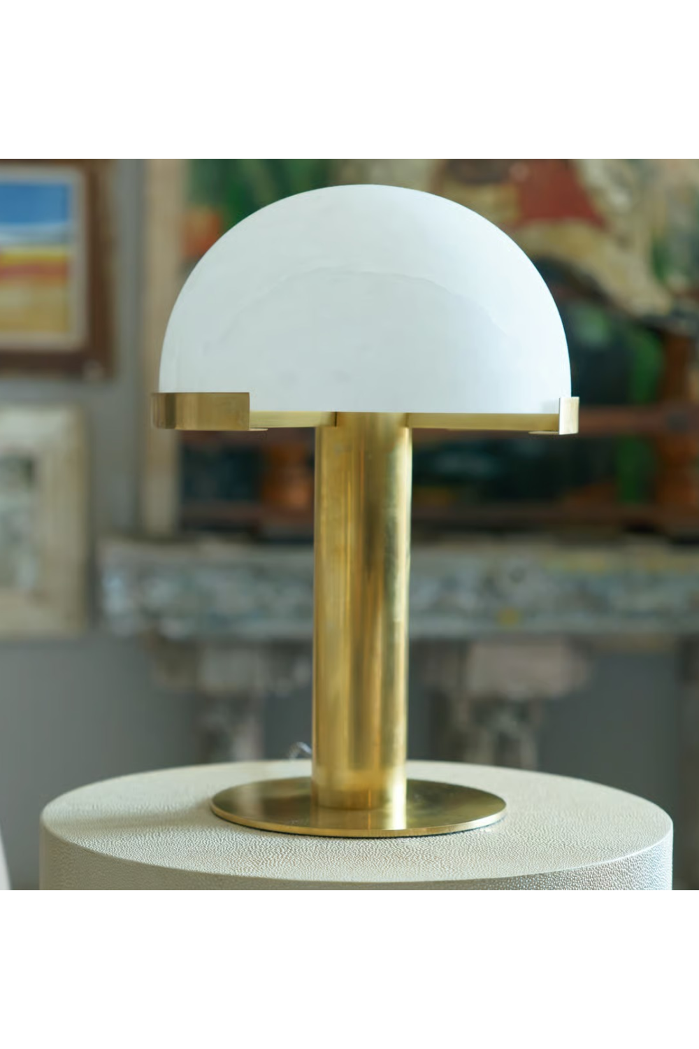Alabaster Dome Table Lamp | Andrew Martin Melange