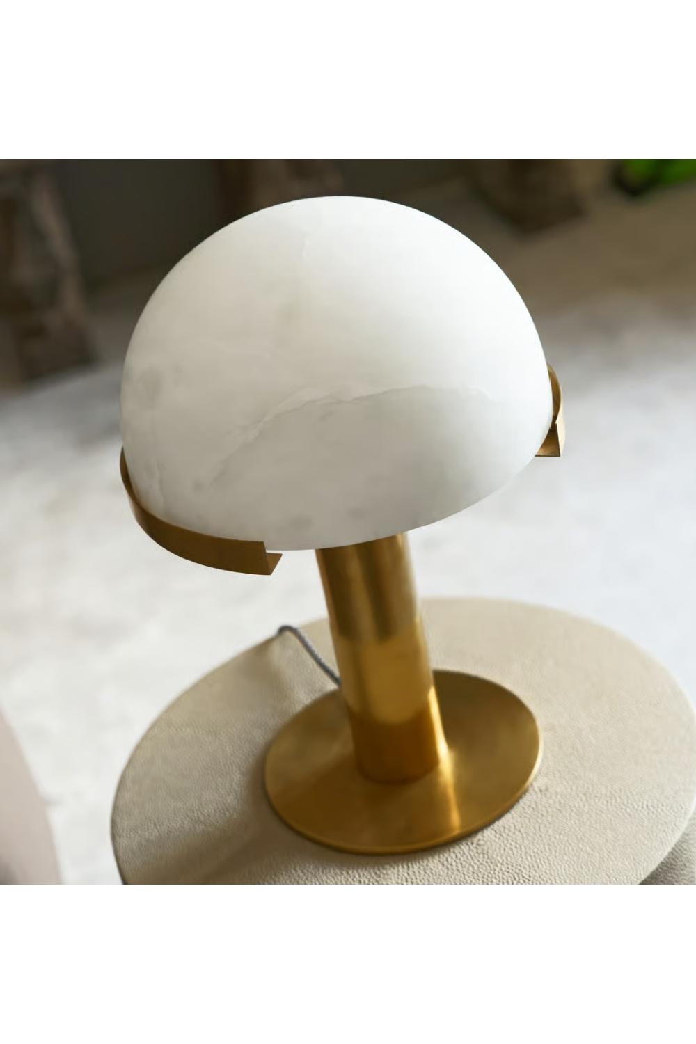 Alabaster Dome Table Lamp | Andrew Martin Melange
