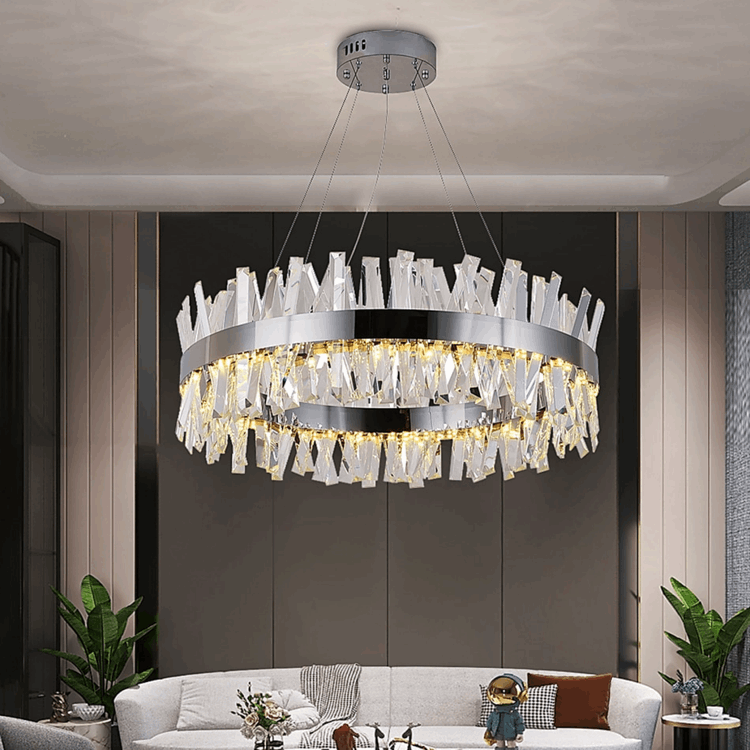 Arsen Crystal Round Chandelier-Vancei