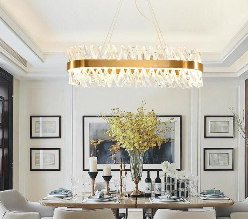 Arsenio Oval Crystal Chandelier-Vancei